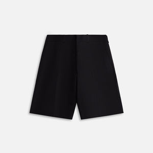Auralee Hard Twist Finx Linen Chino Shorts - Black