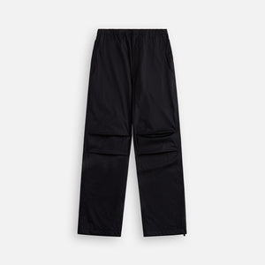Auralee Hard Twist Polyester Satin Laminate Field Pants - Black
