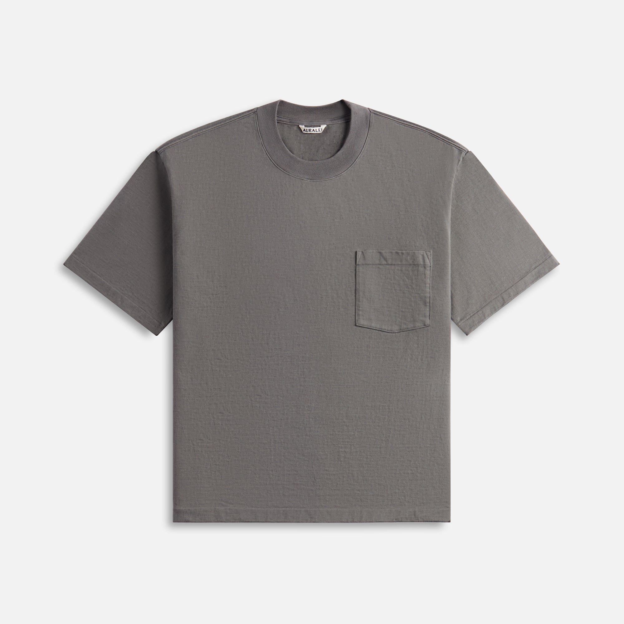 Auralee Stand-Up Tee - Gray