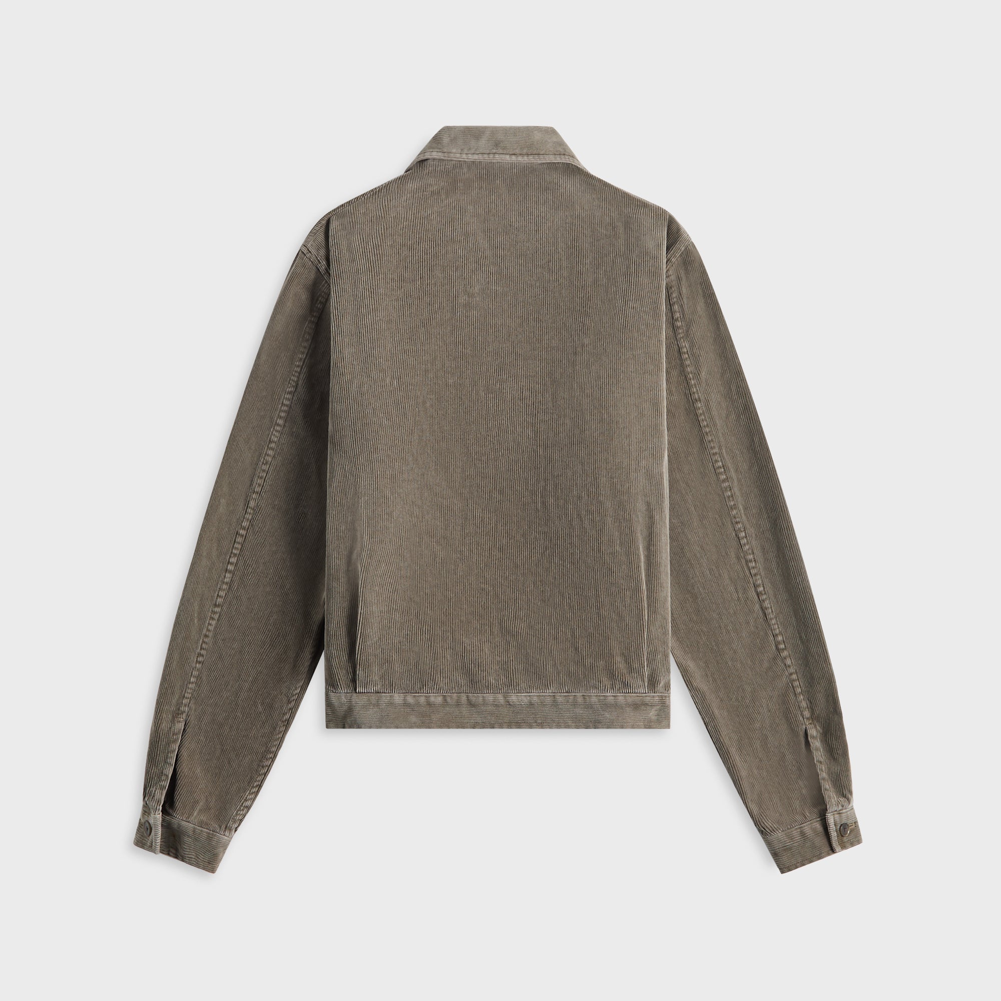 Auralee Pigment Dyed Finx Corduroy Blouson - Olive Brown – Kith