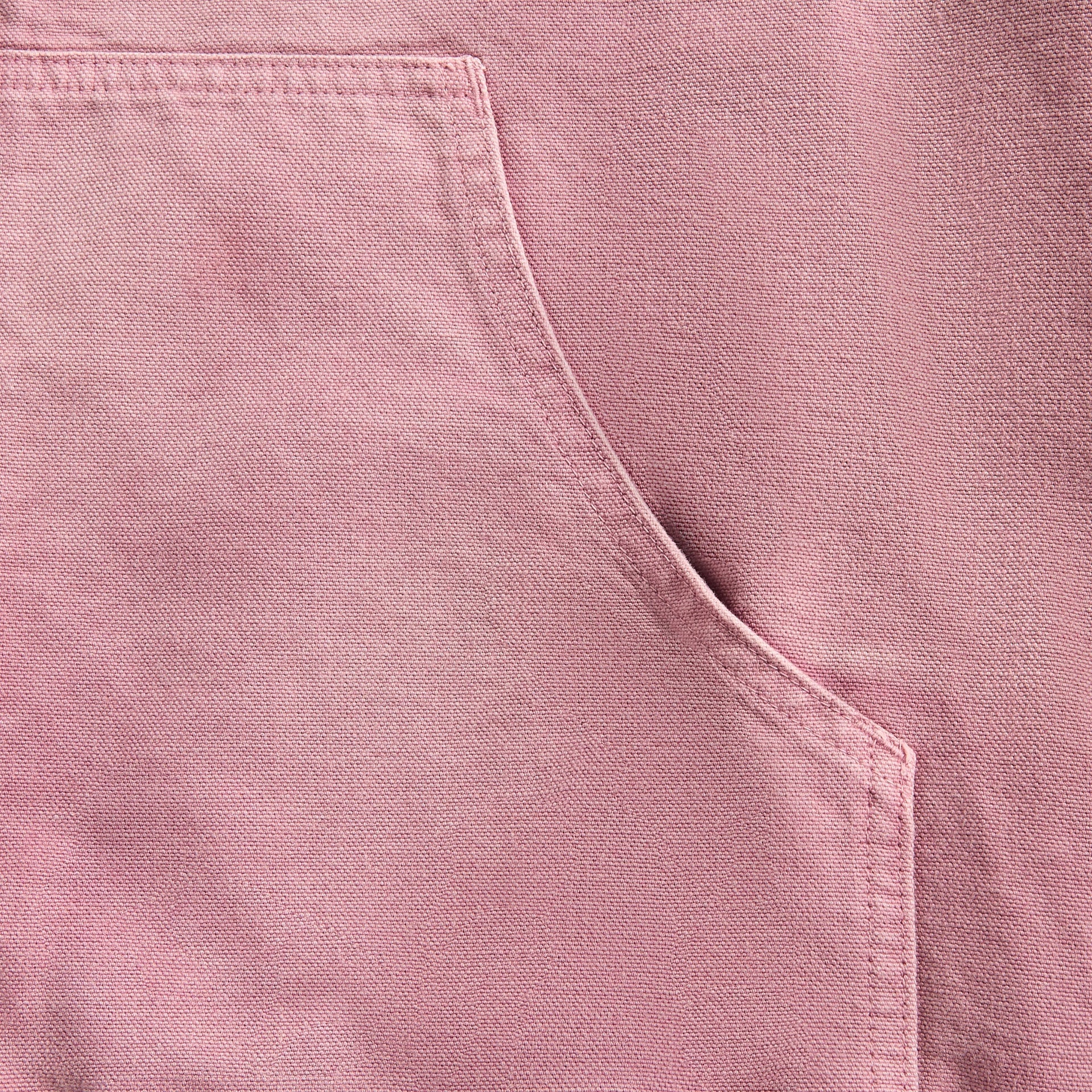 Auralee Product Dyed Organic Cotton Duck Short Zip Parka - Faded Burgundy