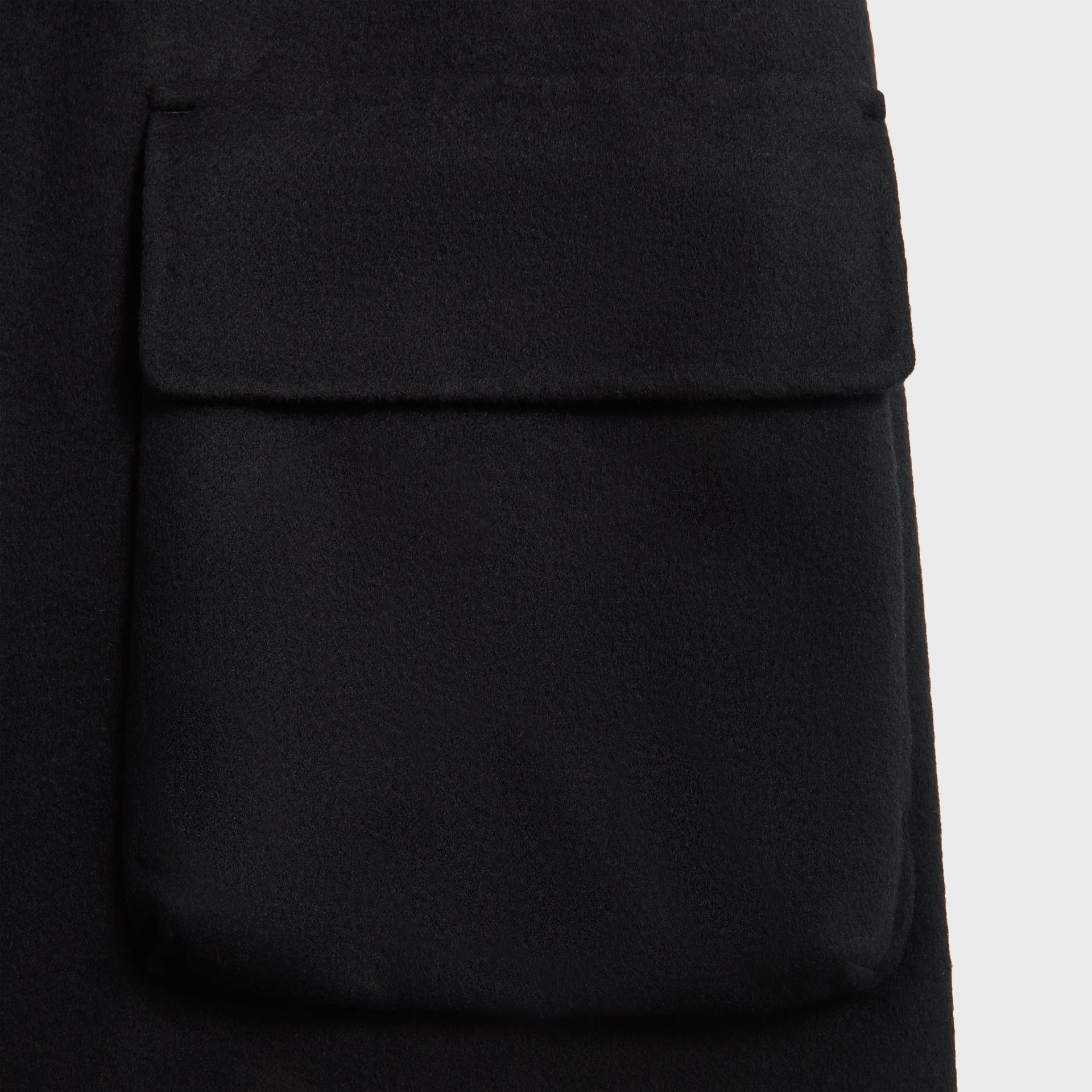 Auralee Cashmere Melton Hand Sewn Blouson - Black