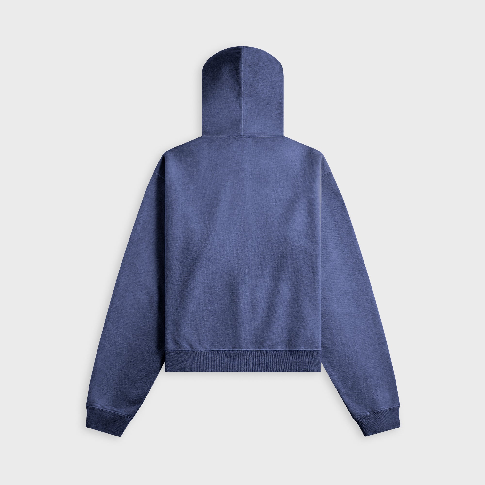 Auralee Product Dyed Pima Light Sweat Zip Parka - Light Navy – Kith