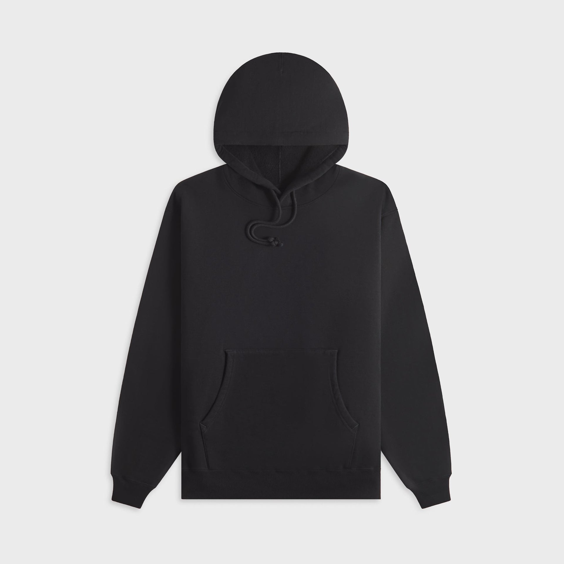 Auralee Smooth Soft BD Sweat Parka - Black