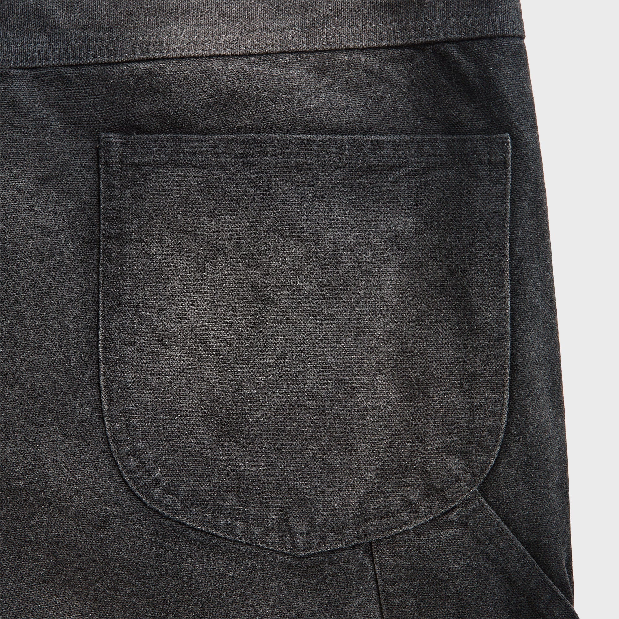 Auralee Product Dyed Organic Cotton Duck Painter Pants - Faded