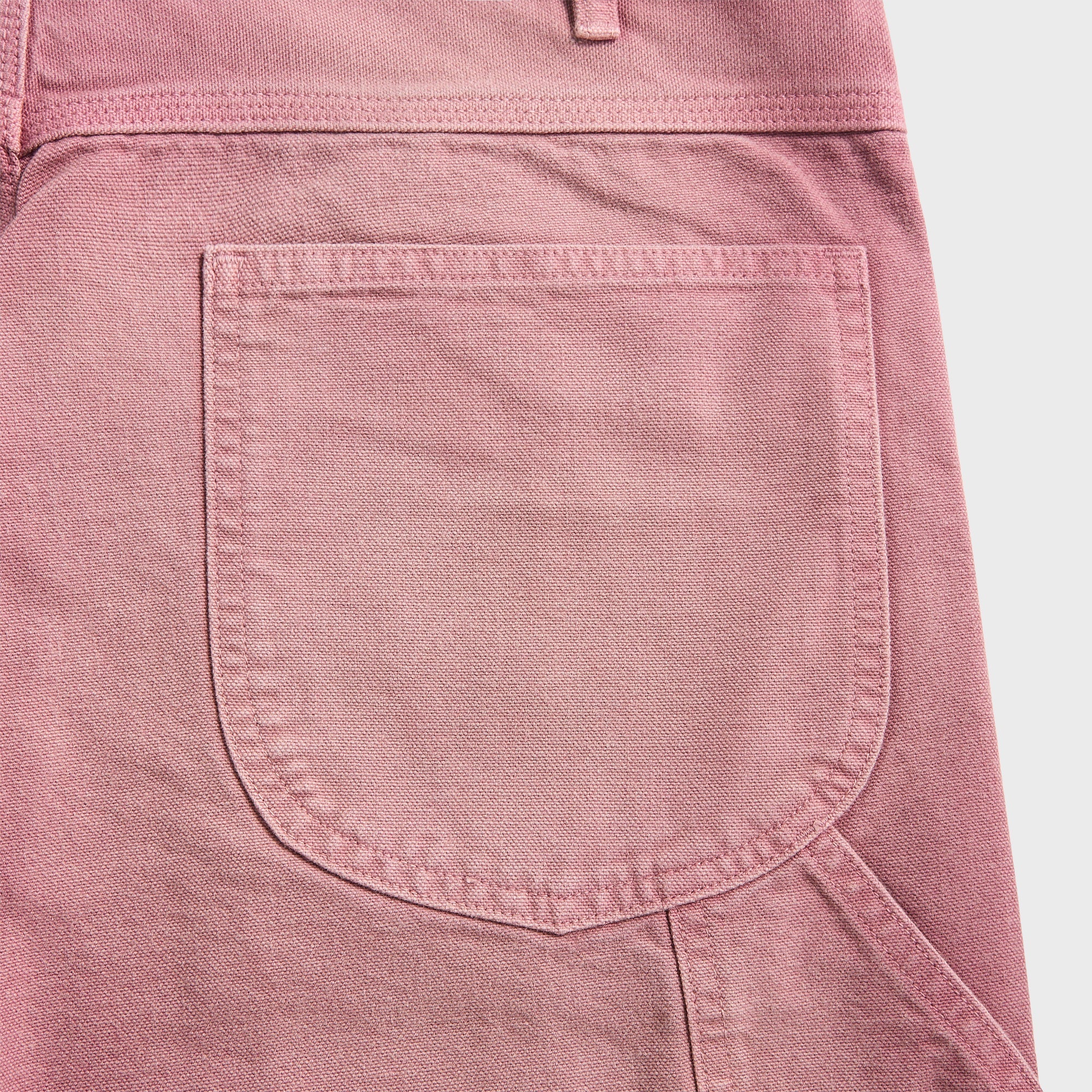 Auralee Product Dyed Organic Cotton Duck Painter Pants - Faded