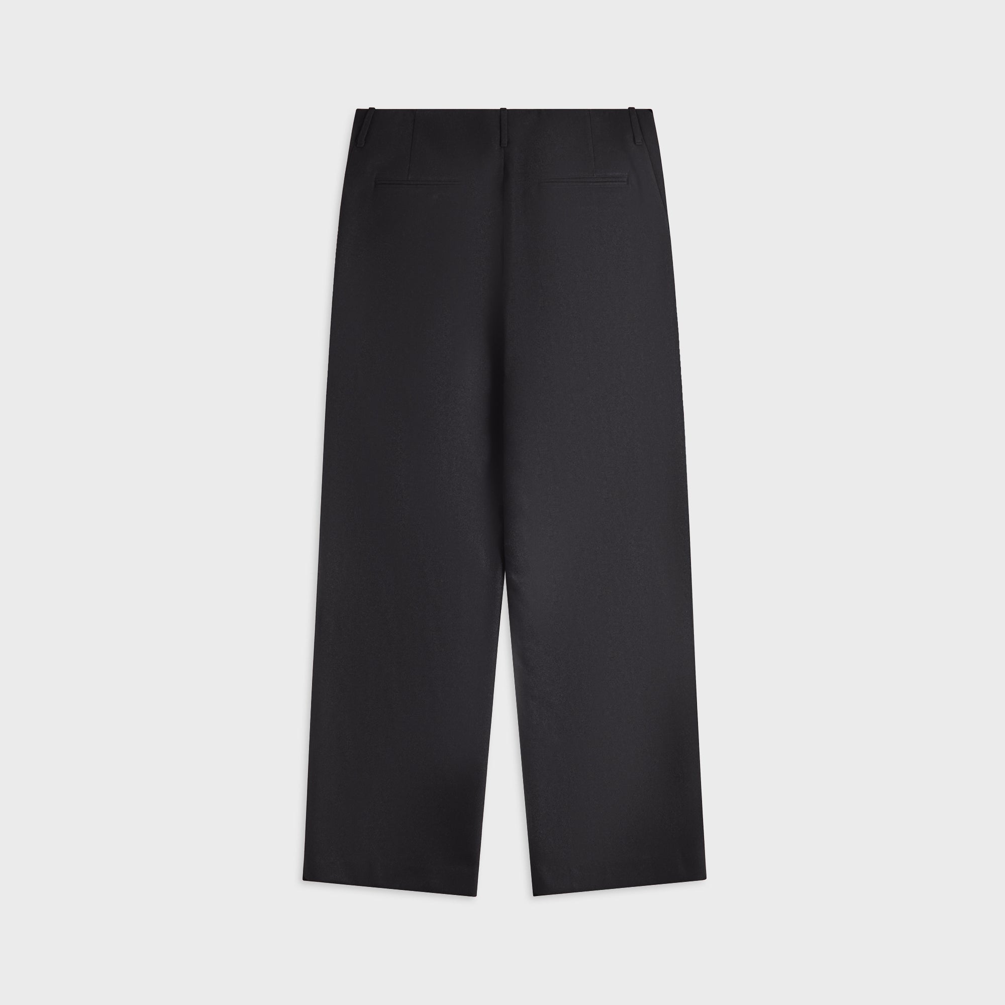 Auralee Light Melton One-Tuck Slacks - Dark Charcoal – Kith