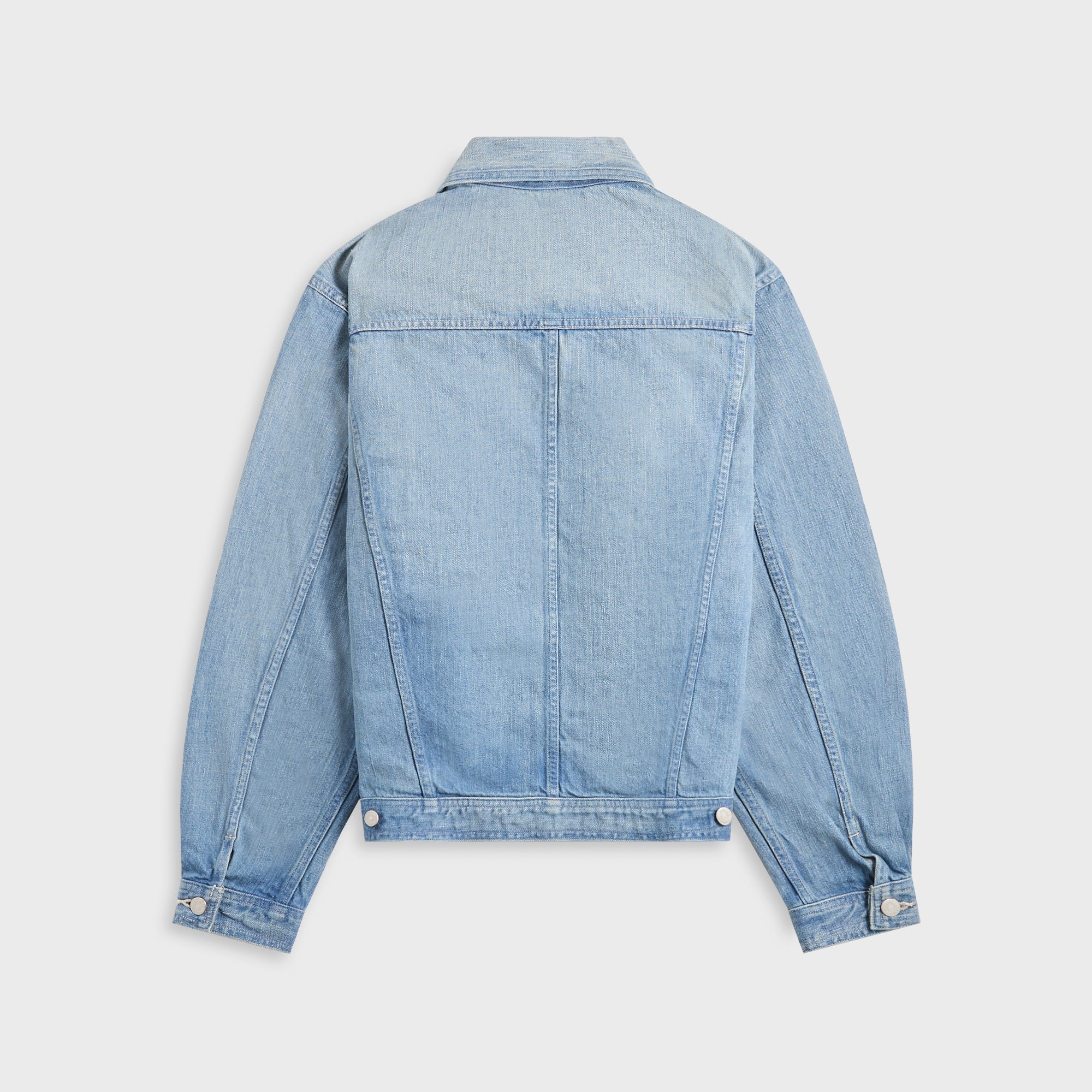 Auralee Selvedge Faded Light Denim Blouson - Light Indigo – Kith