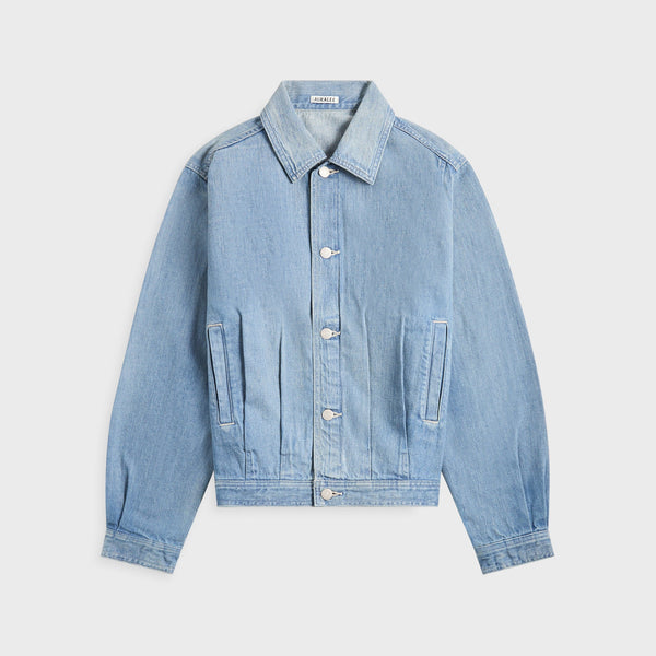 AURALEE SELVEDGE LIGHT DENIM BLOUSON 3