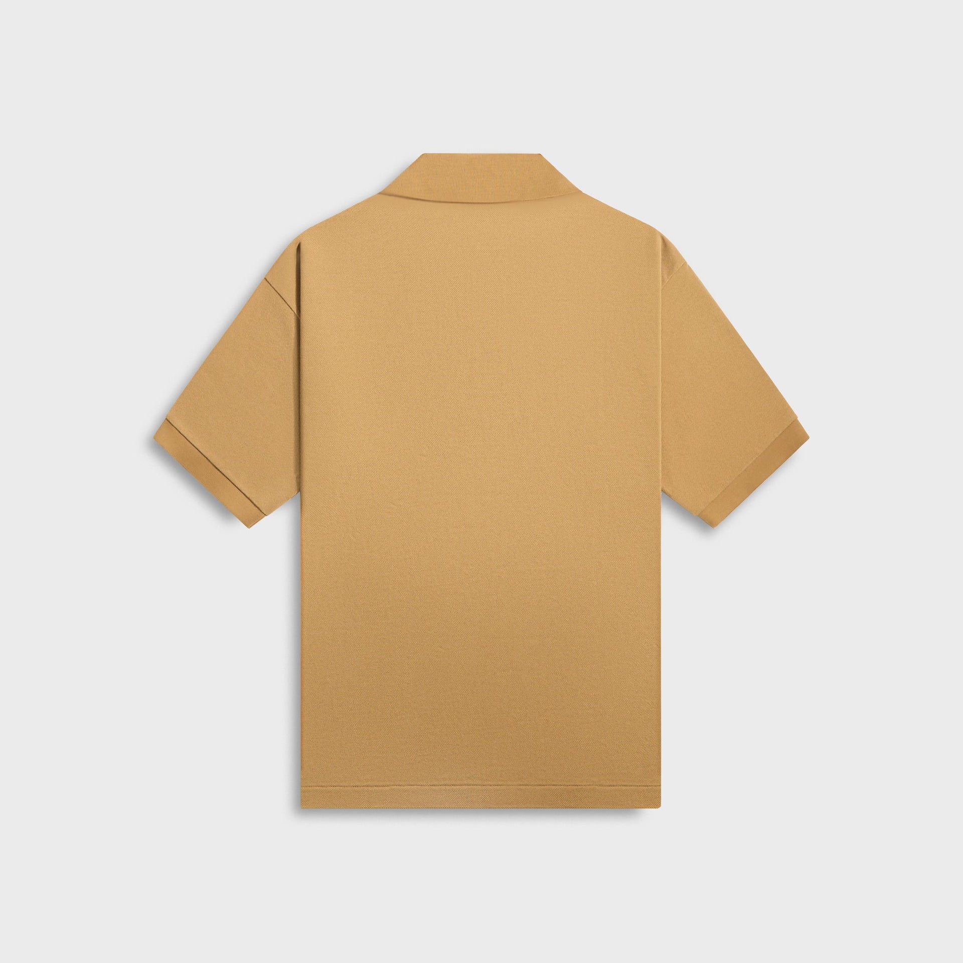 Auralee Pima Cotton heavy Pique Polo in Khaki Beige