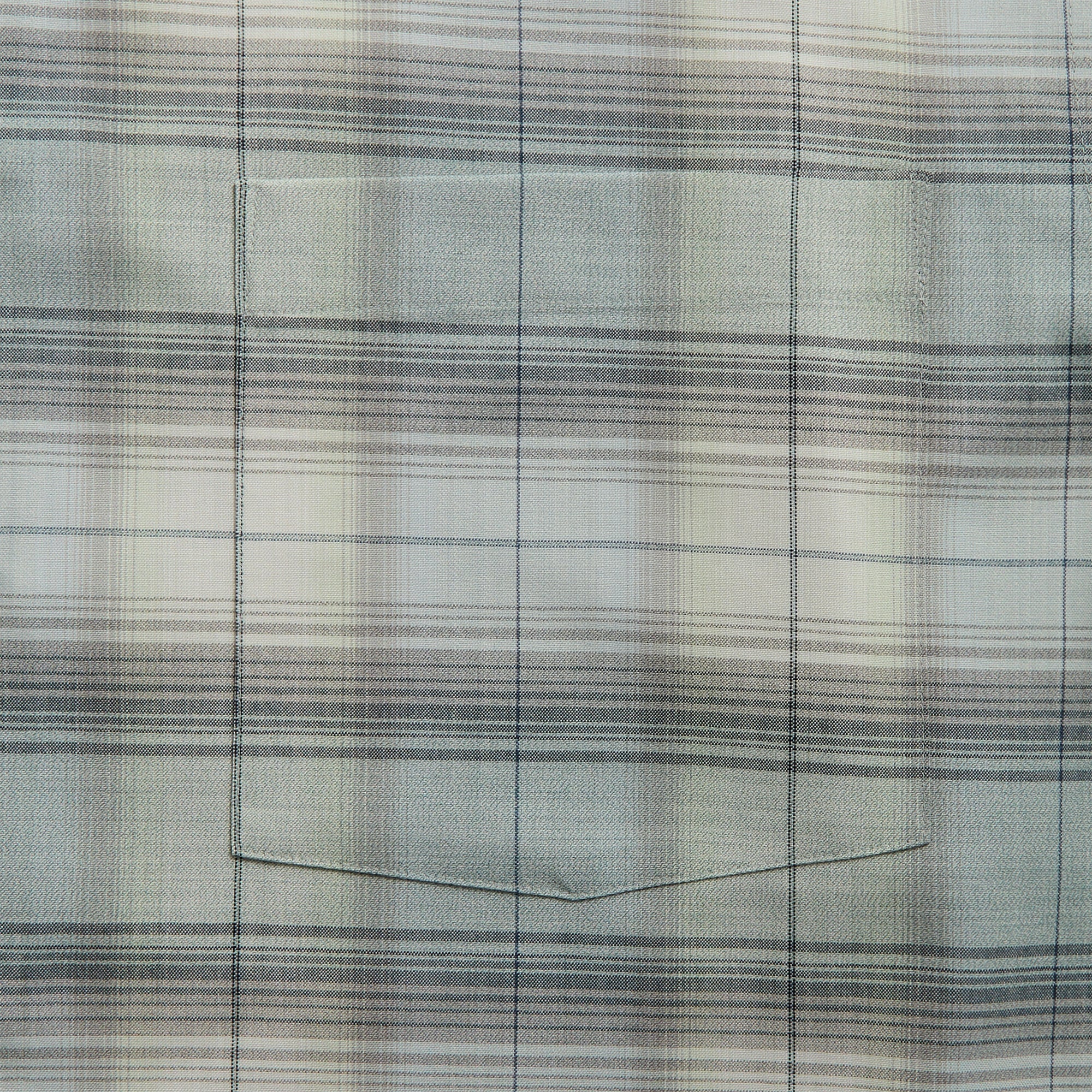 Auralee Super Light Wool Check Shirt - Blue Green Check – Kith