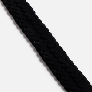 Anderson's Suede Woven Belt - Black