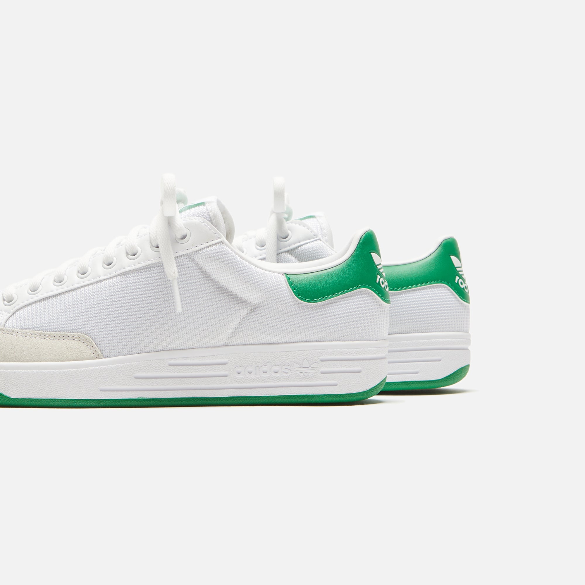 adidas Rod Laver - White / White / Green – Kith