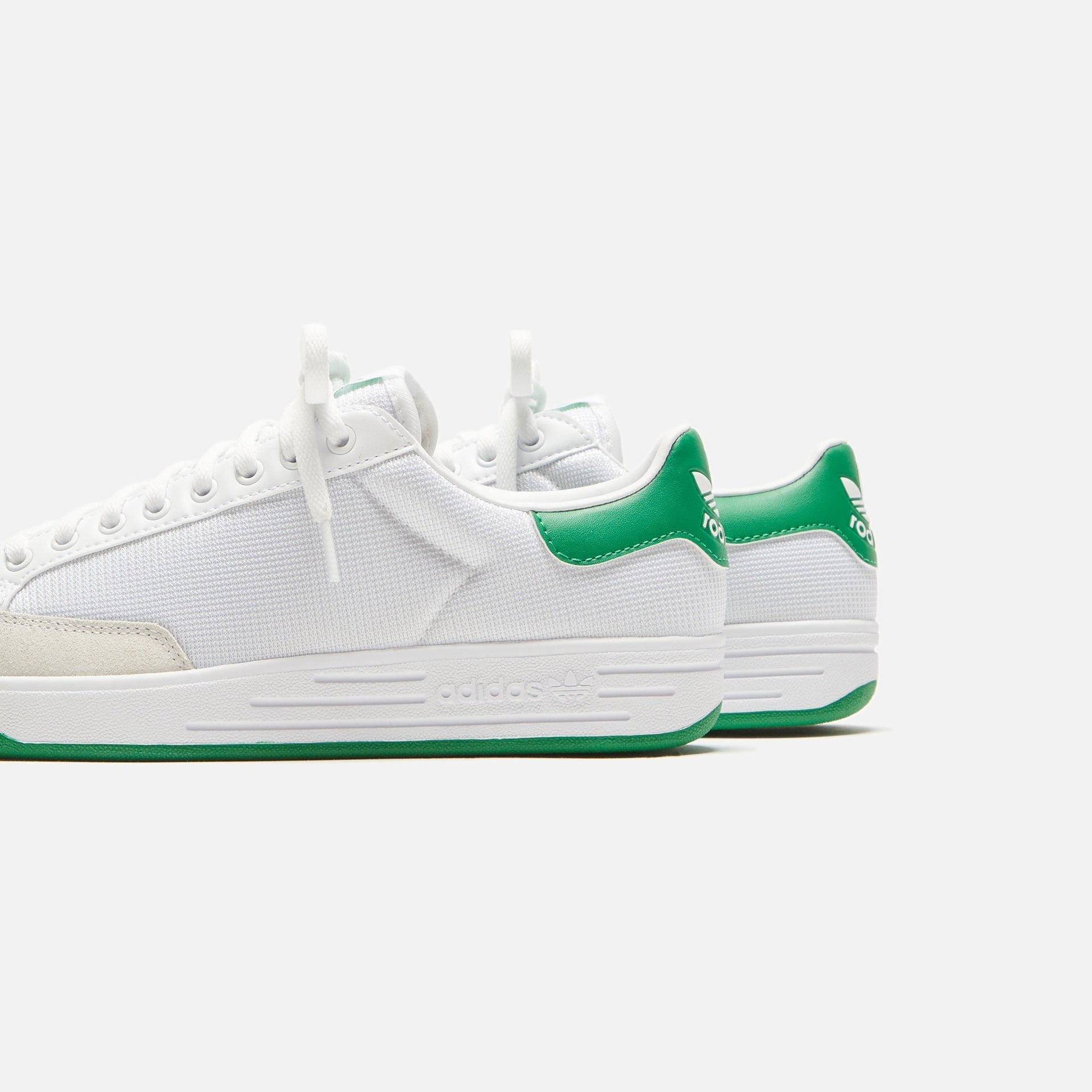 adidas Rod Laver - White / White / Green