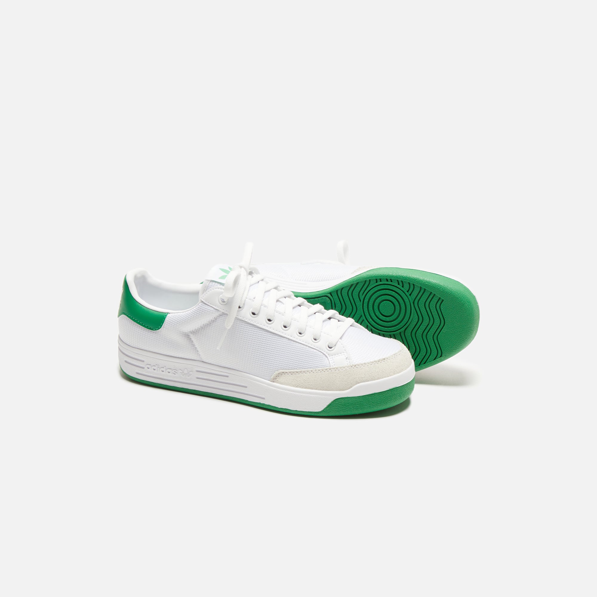 adidas Rod Laver - White / White / Green – Kith
