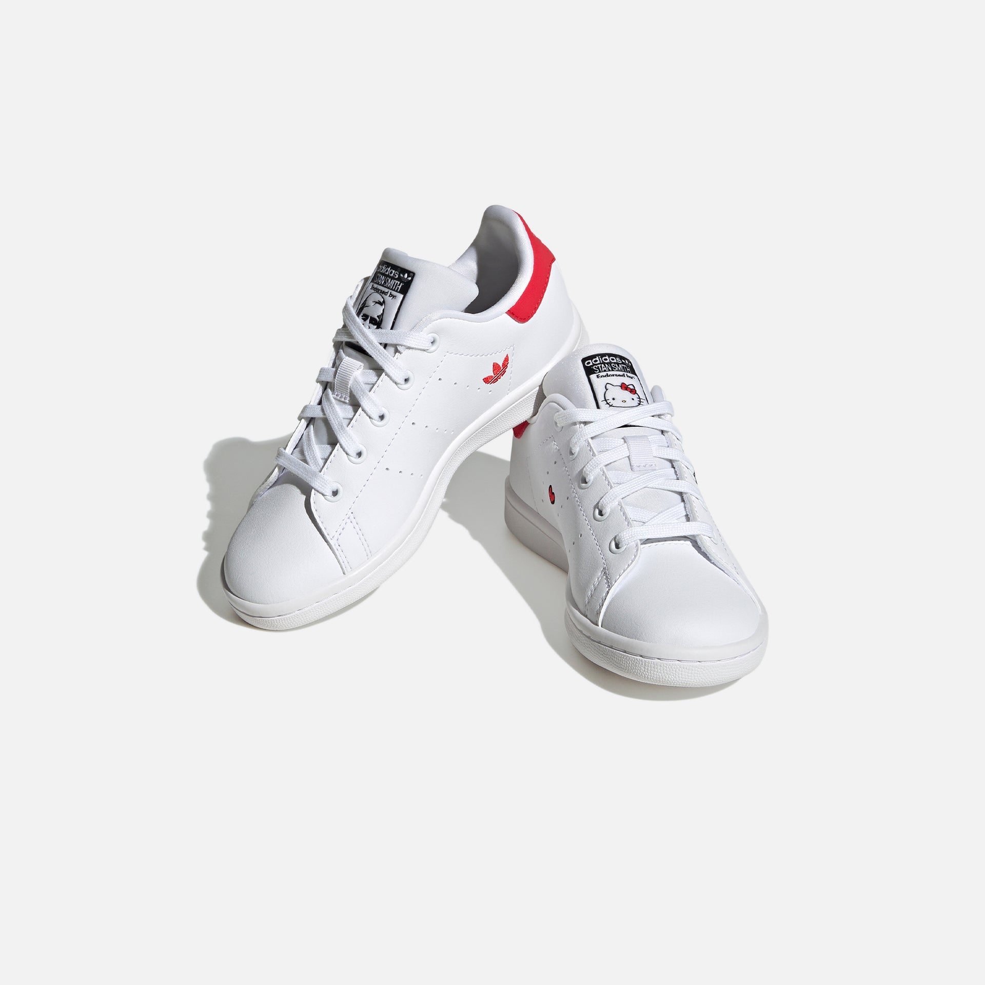 adidas Infant Stan Smith - Chalk White / Core Black / Vivid Red