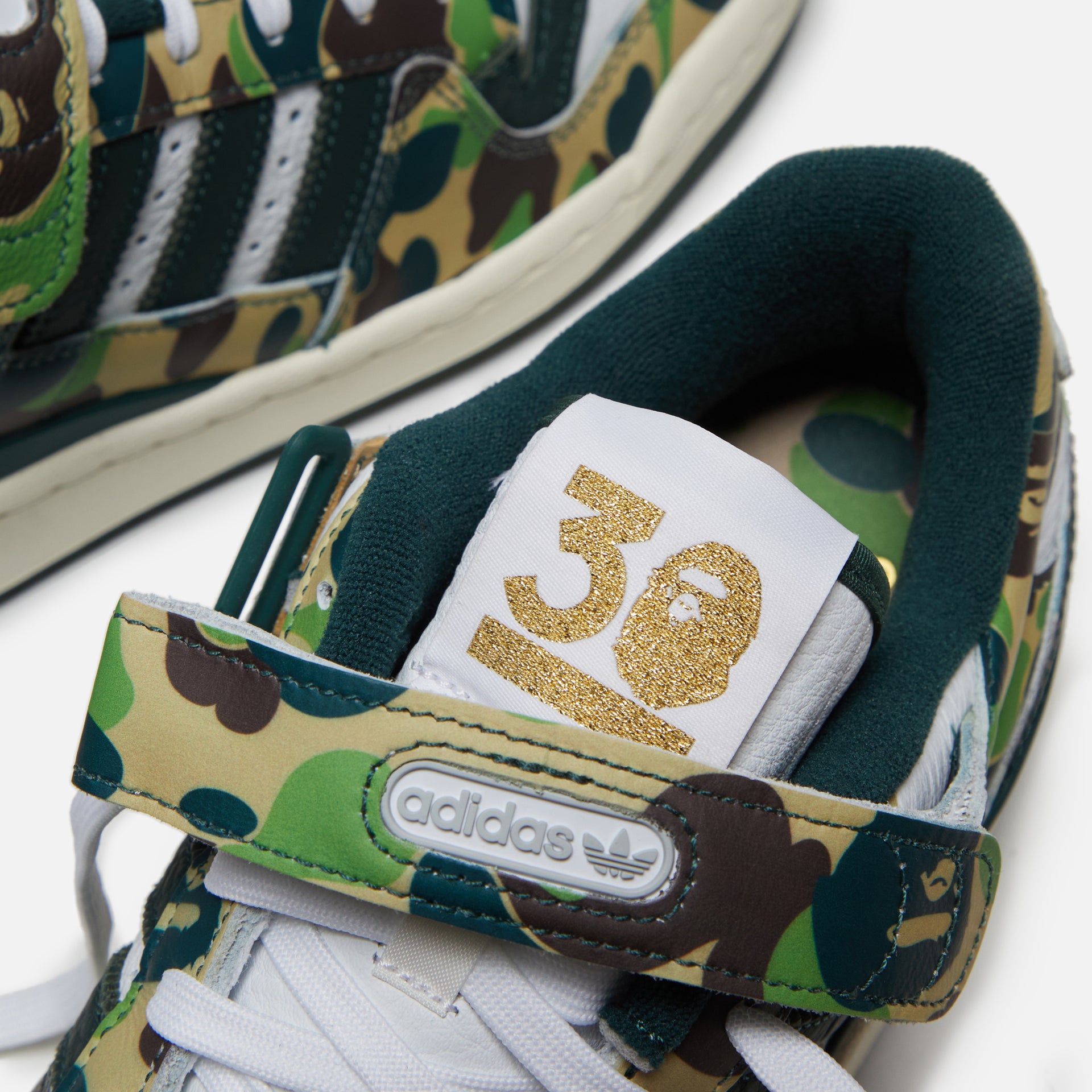 adidas x Bape Forum Low 84 - Green / White