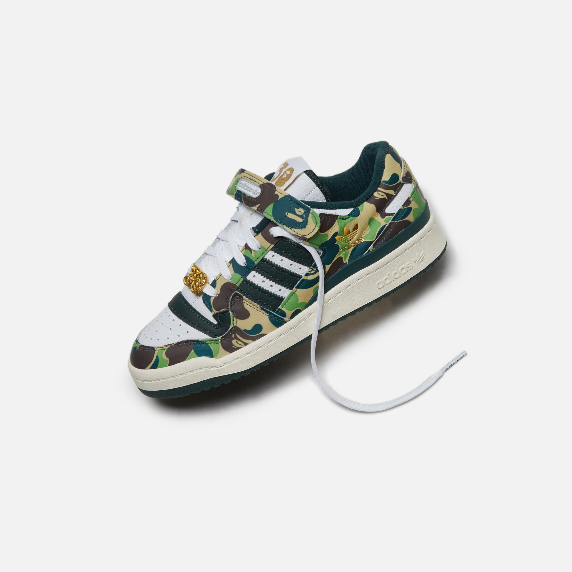 adidas x Bape Forum Low 84 - Green / White – Kith