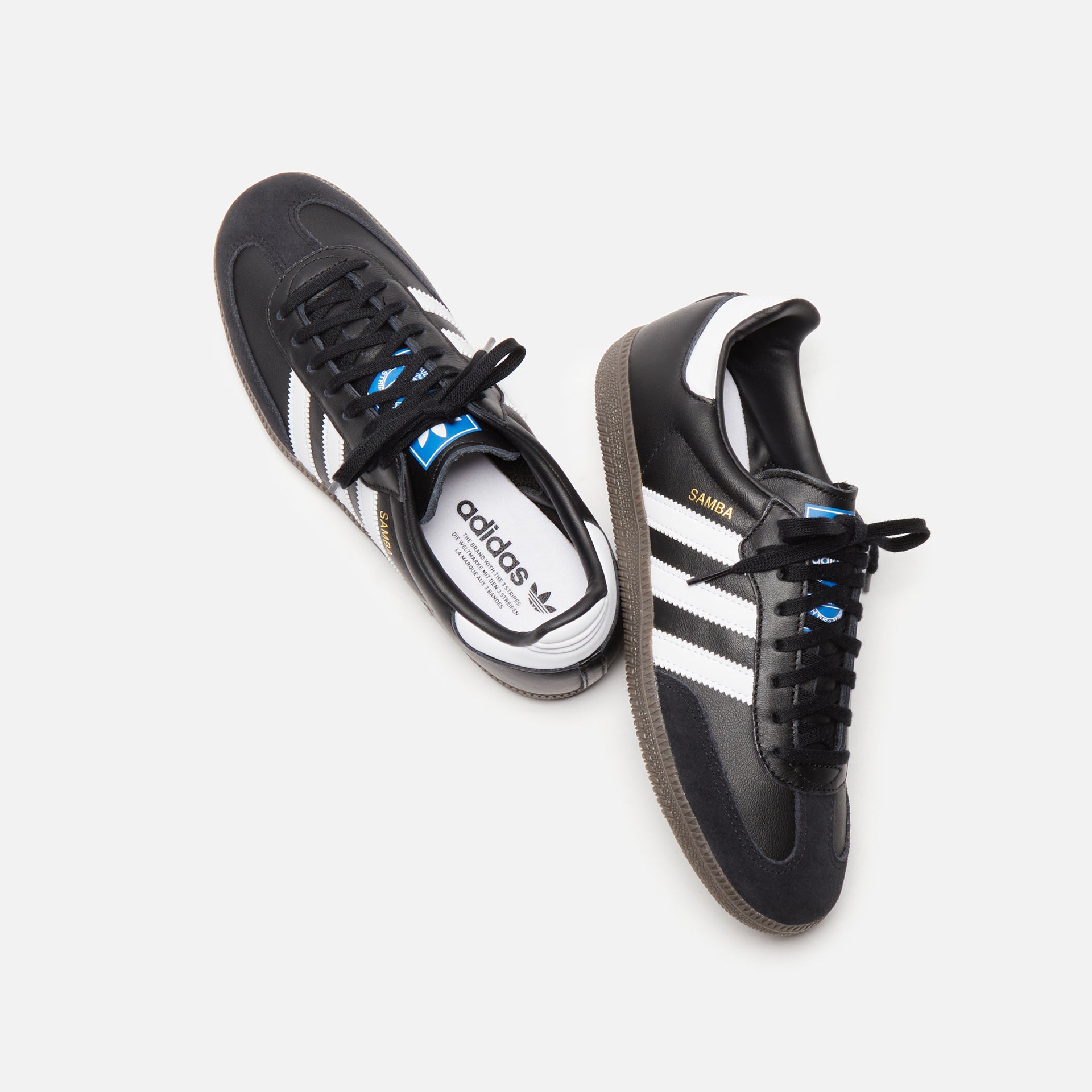 adidas GS Samba OG - Core Black / White / Gum