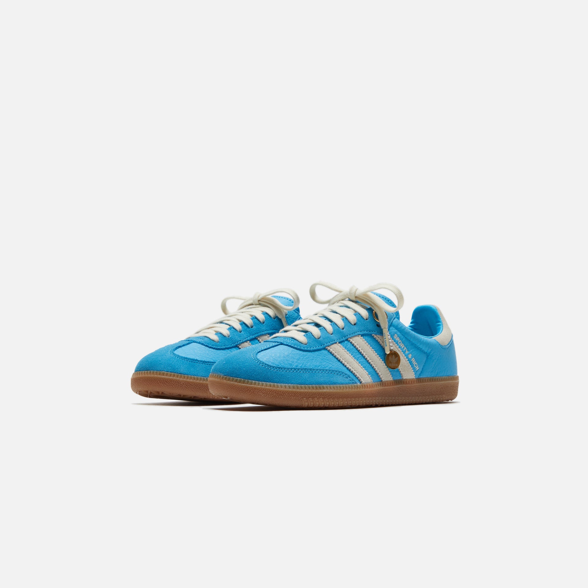 adidas Originals x Sporty & Rich Samba OG - Blue Rush / Crystal White / Gum