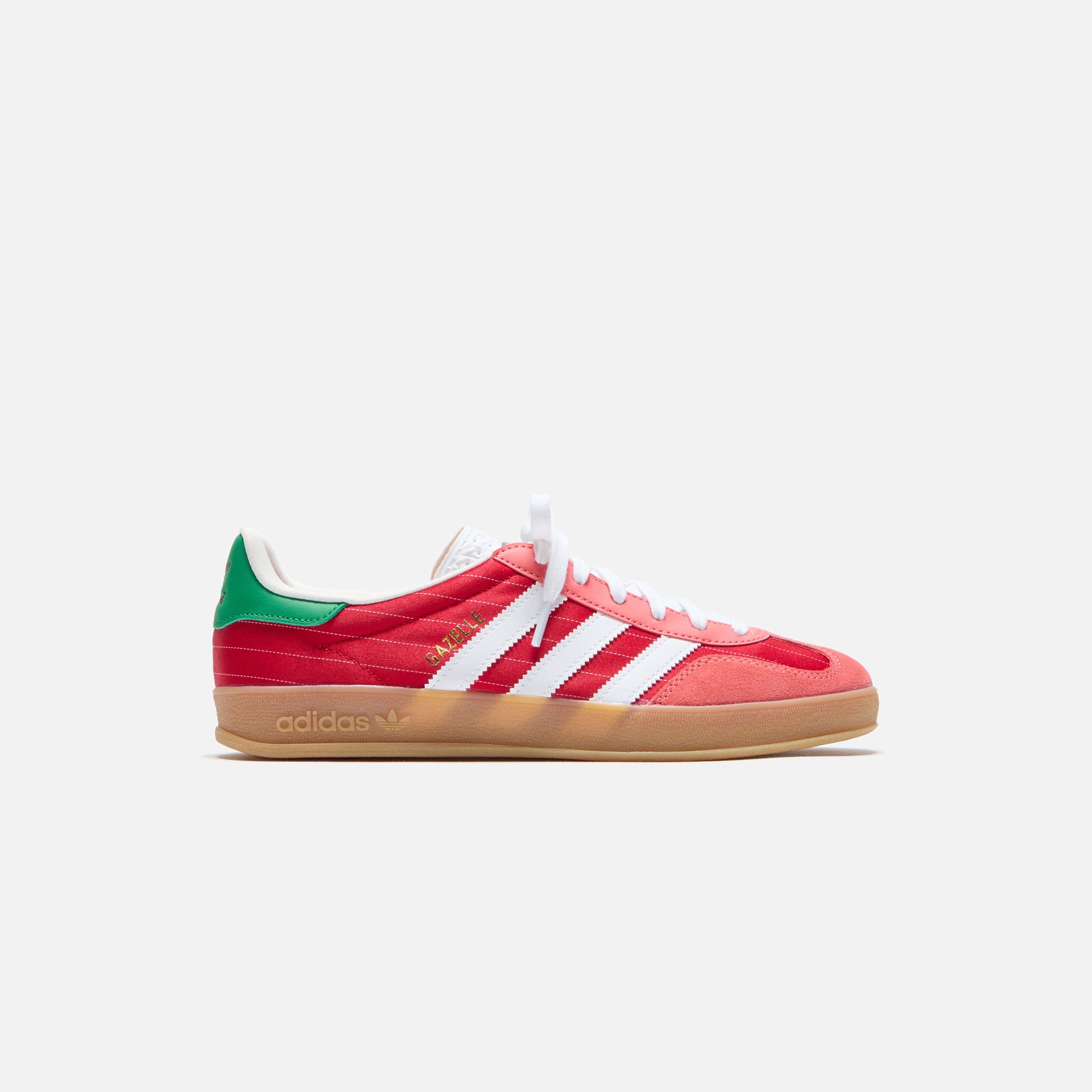 adidas Gazelle Indoor - Better Scarlet / Footwear White / Gum 3