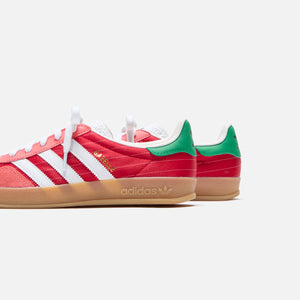 adidas Gazelle Indoor - Better Scarlet / Footwear White / Gum 3