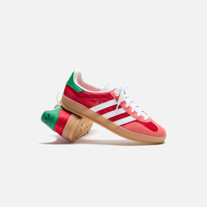 adidas Gazelle Indoor - Better Scarlet / Footwear White / Gum 3