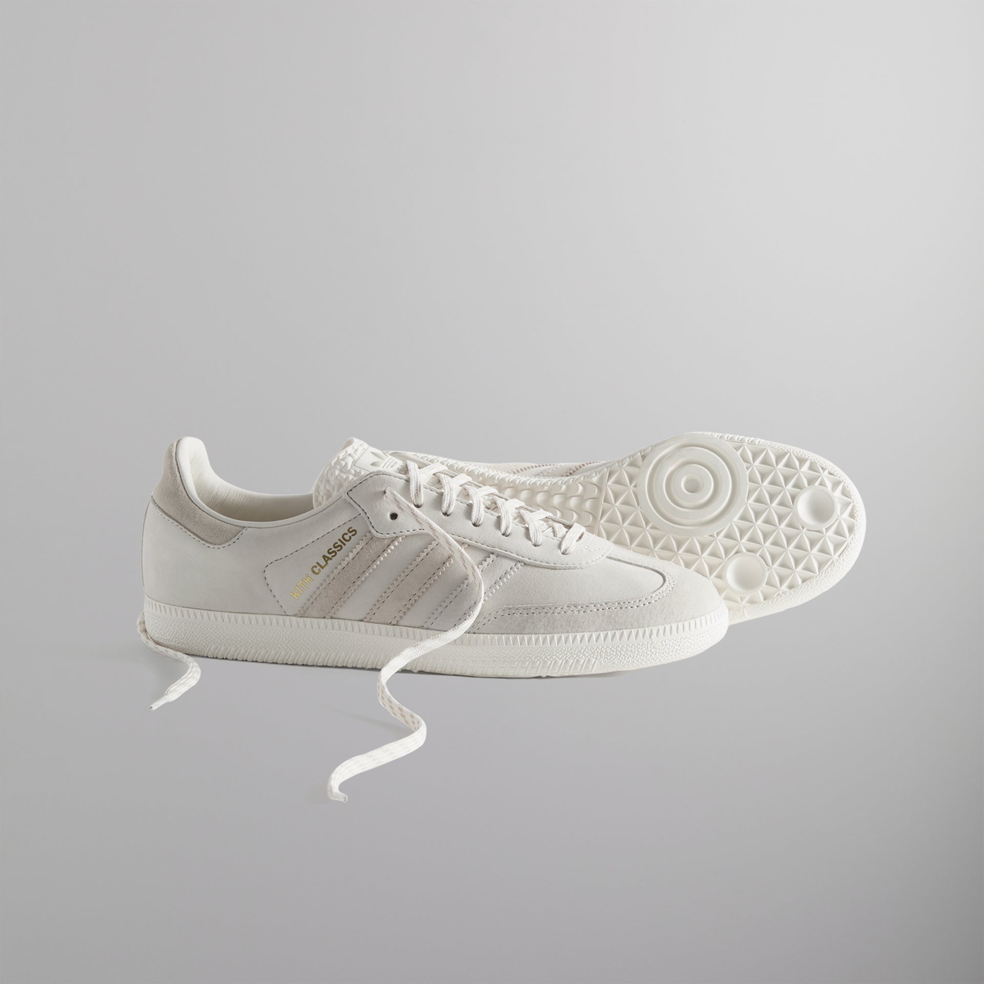 Kith Classics for adidas Originals Samba - Cloud White / Off White / Orbit Grey