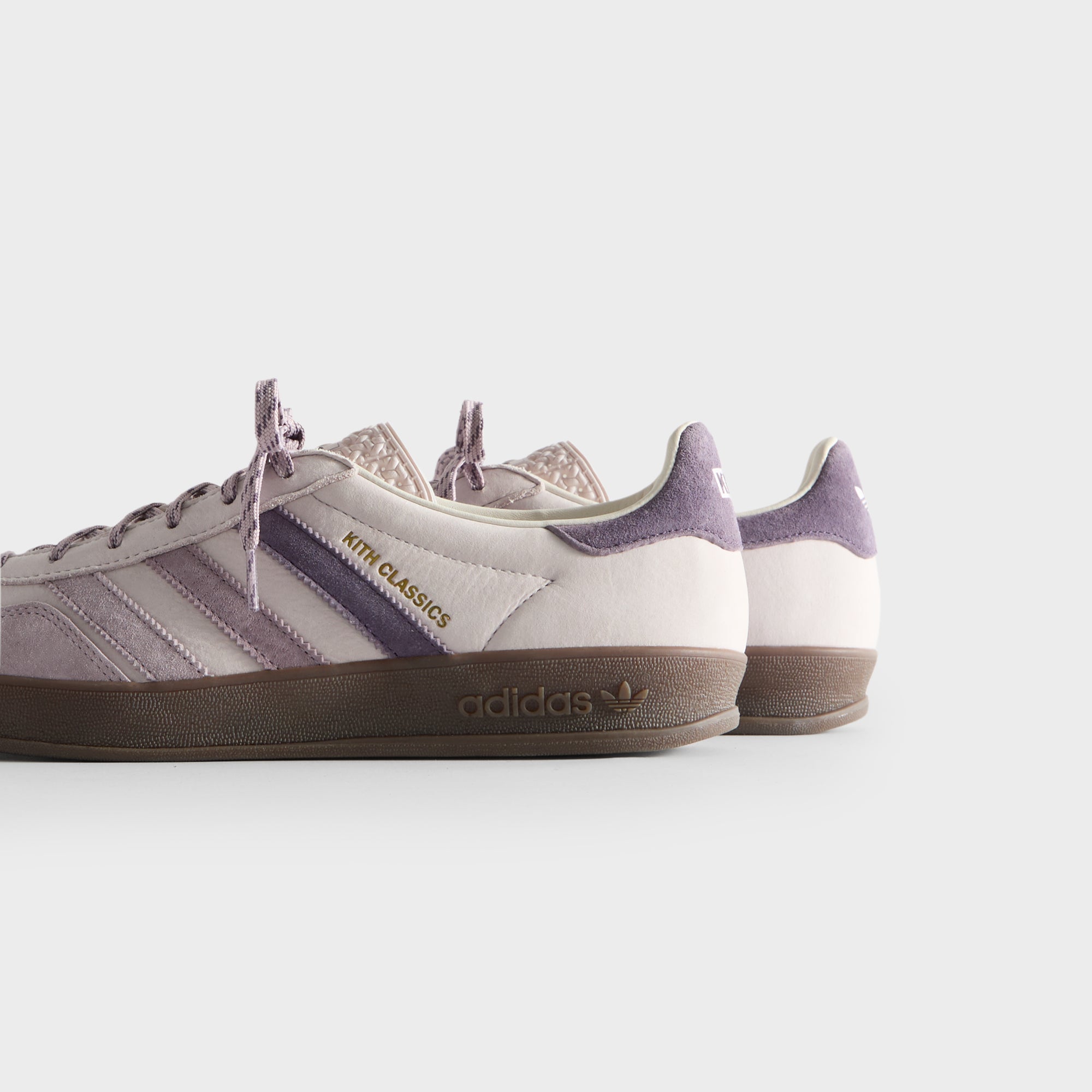 【Adidas x Kith】 Gazelle Indoor Ash Purple Ice Purple Adidas x Kith Classics Gazelle Indoor 