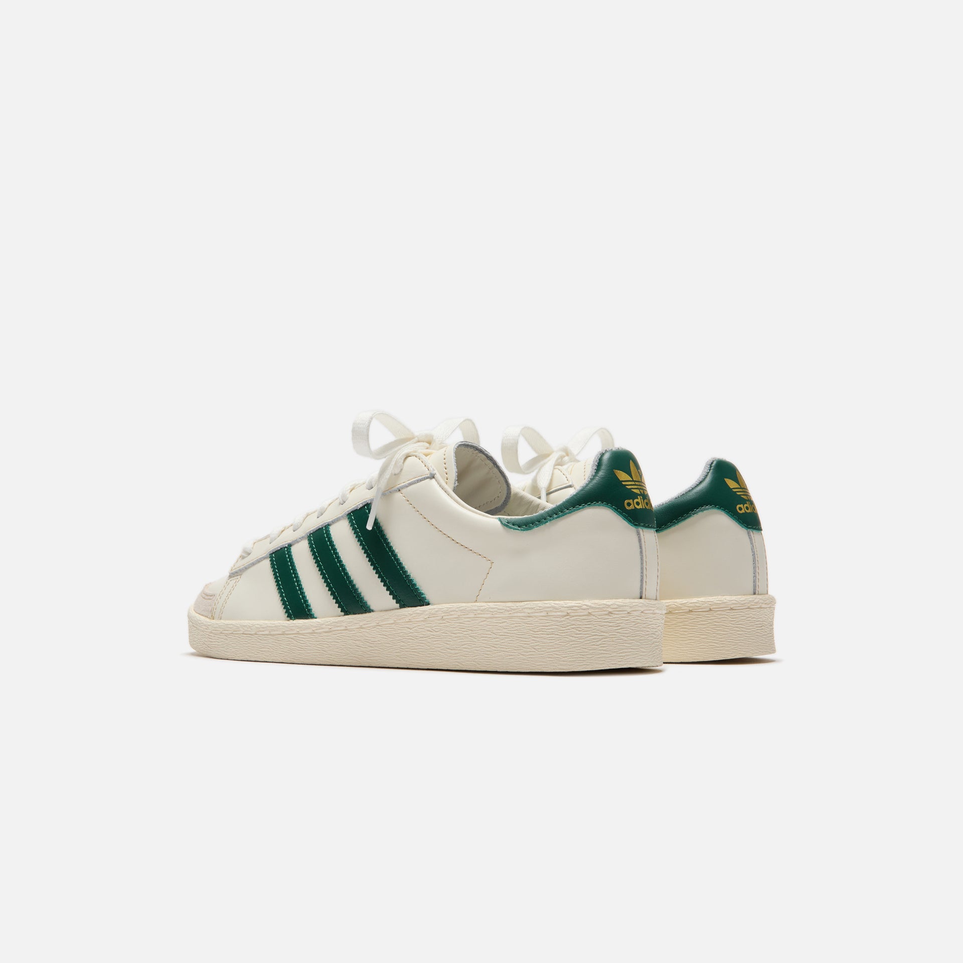 adidas Jabbar Low - Off White / Dark Green