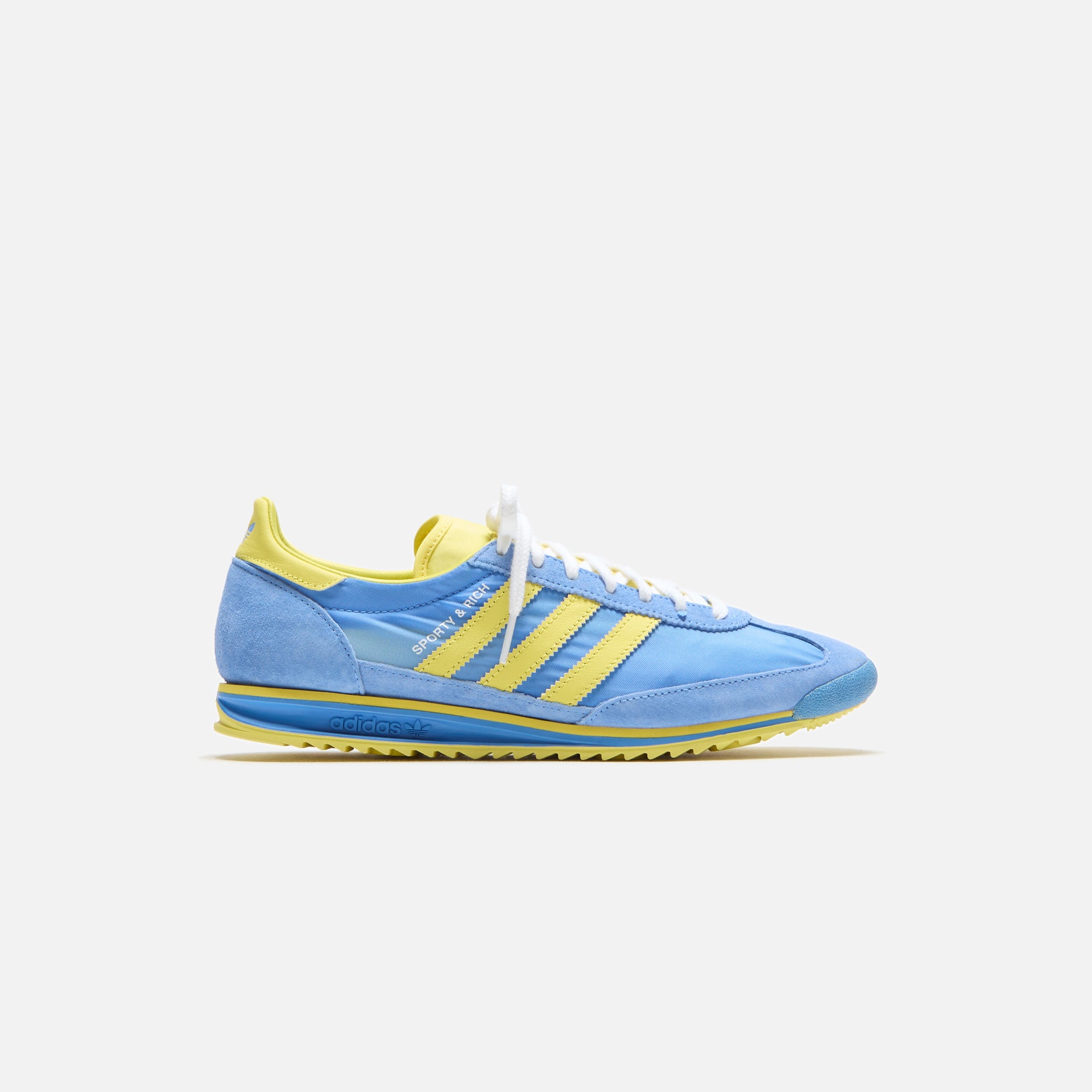 adidas x Sporty & Rich SL 72 - Real Blue / Light Yellow / Cloud White