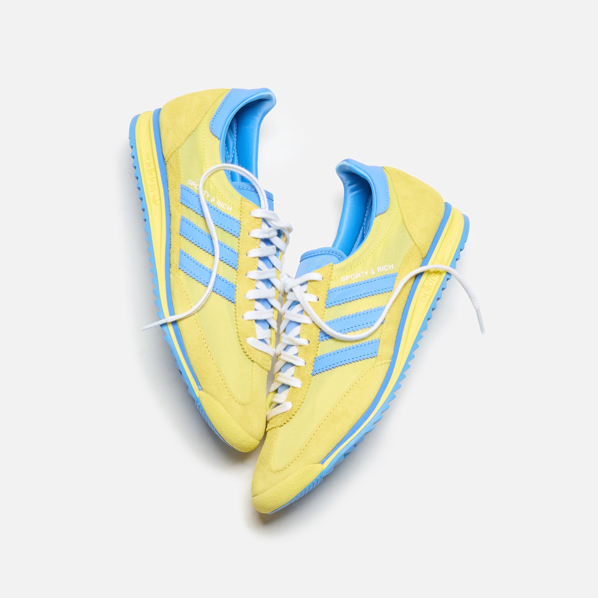 adidas x Sporty & Rich SL 72 - Light Yellow / Real Blue / Cloud White