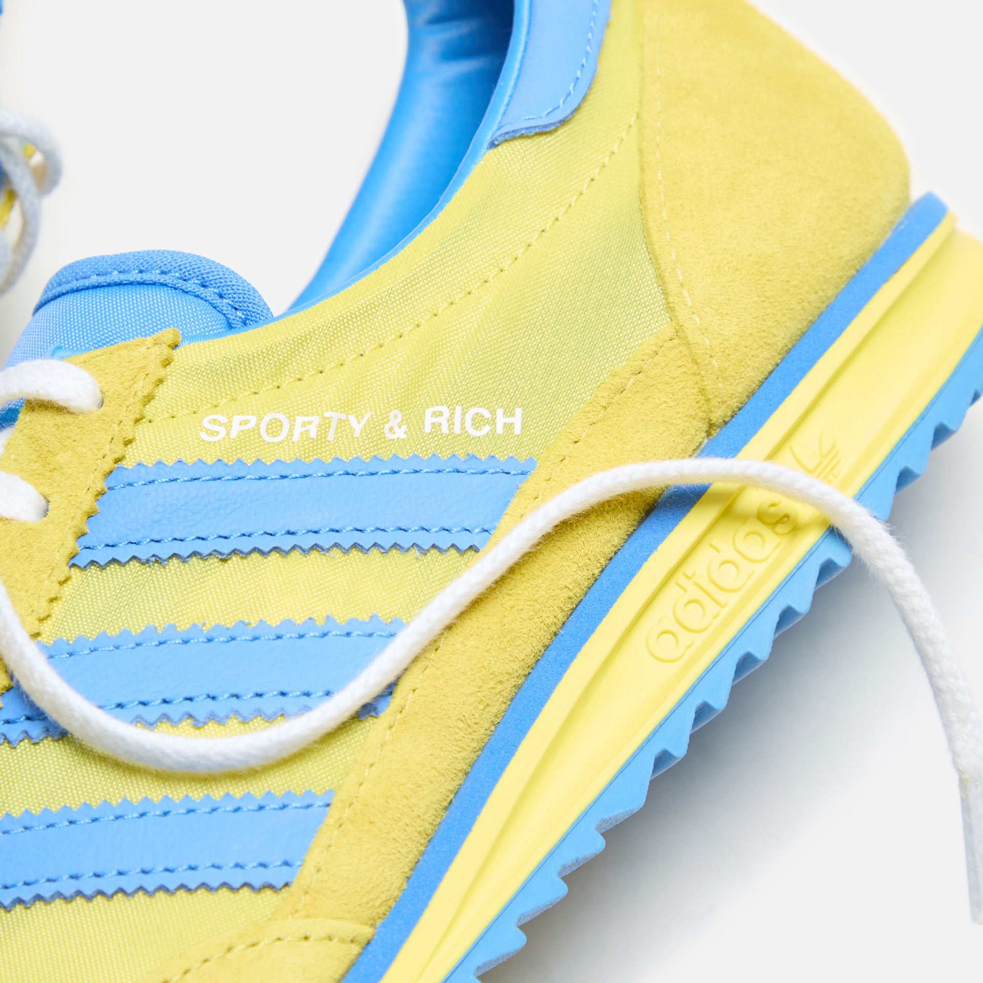 adidas x Sporty & Rich SL 72 - Light Yellow / Real Blue / Cloud White