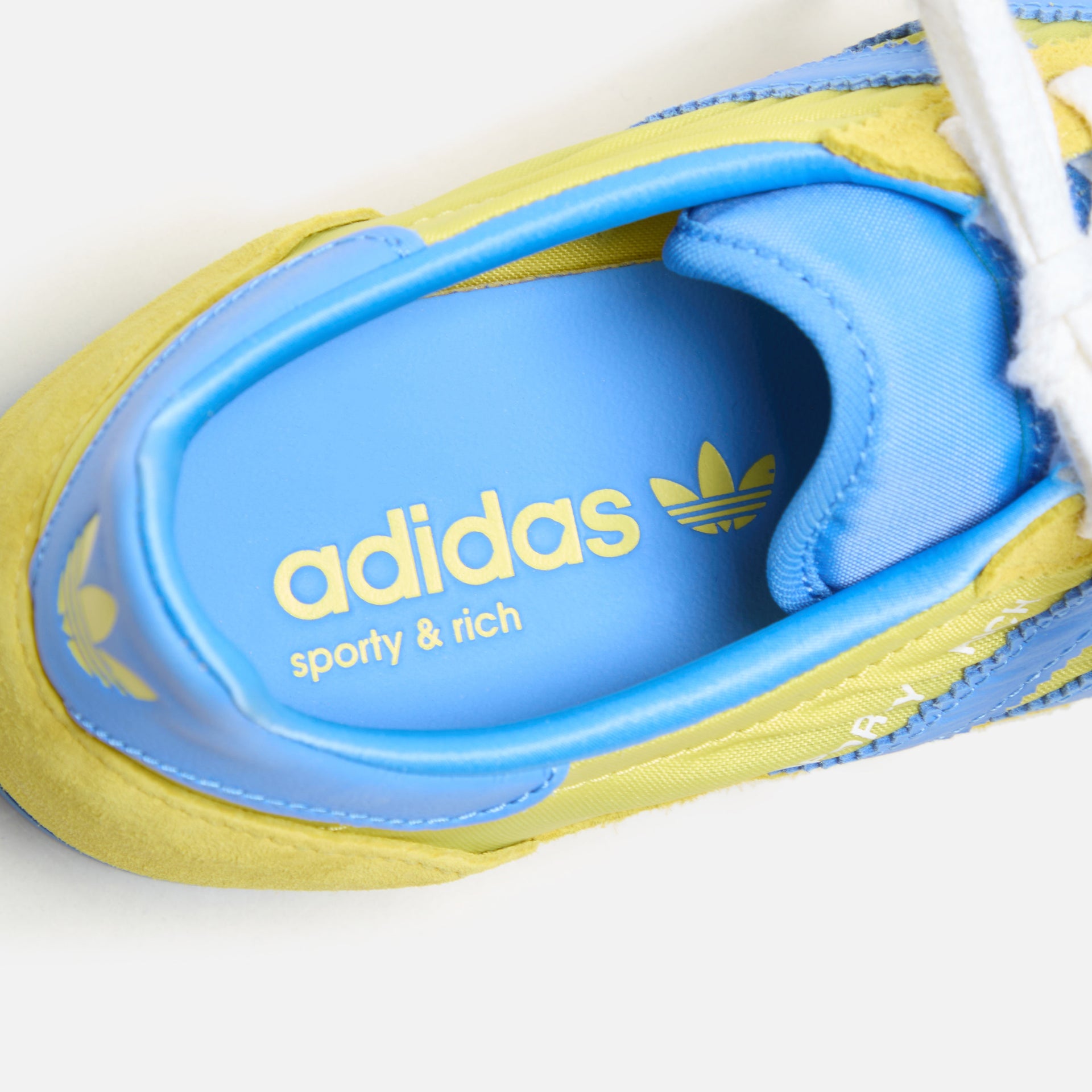 adidas x Sporty & Rich SL 72 - Light Yellow / Real Blue / Cloud White