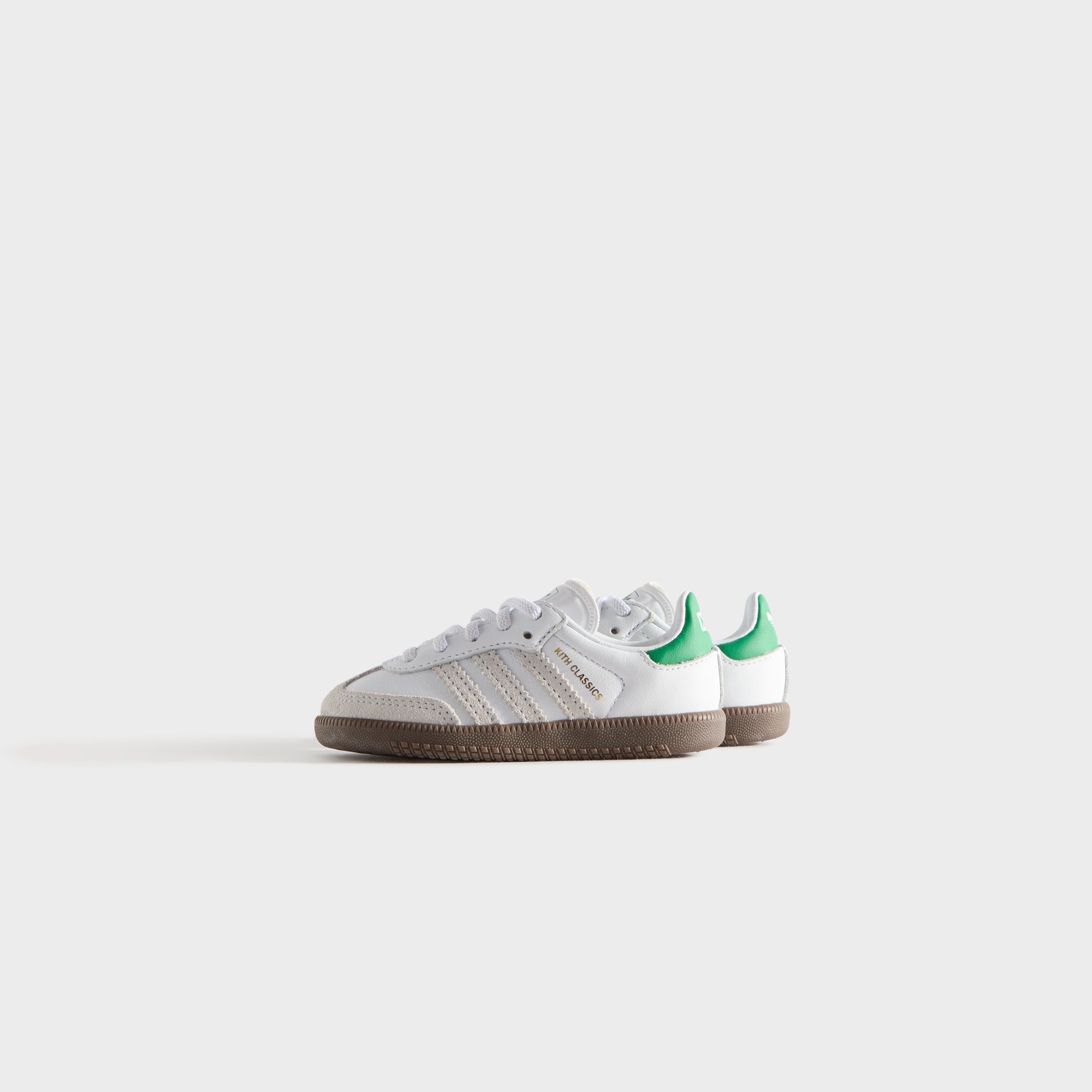 Kith Kids Classics for adidas Originals TD Samba - White / Fairway Gre