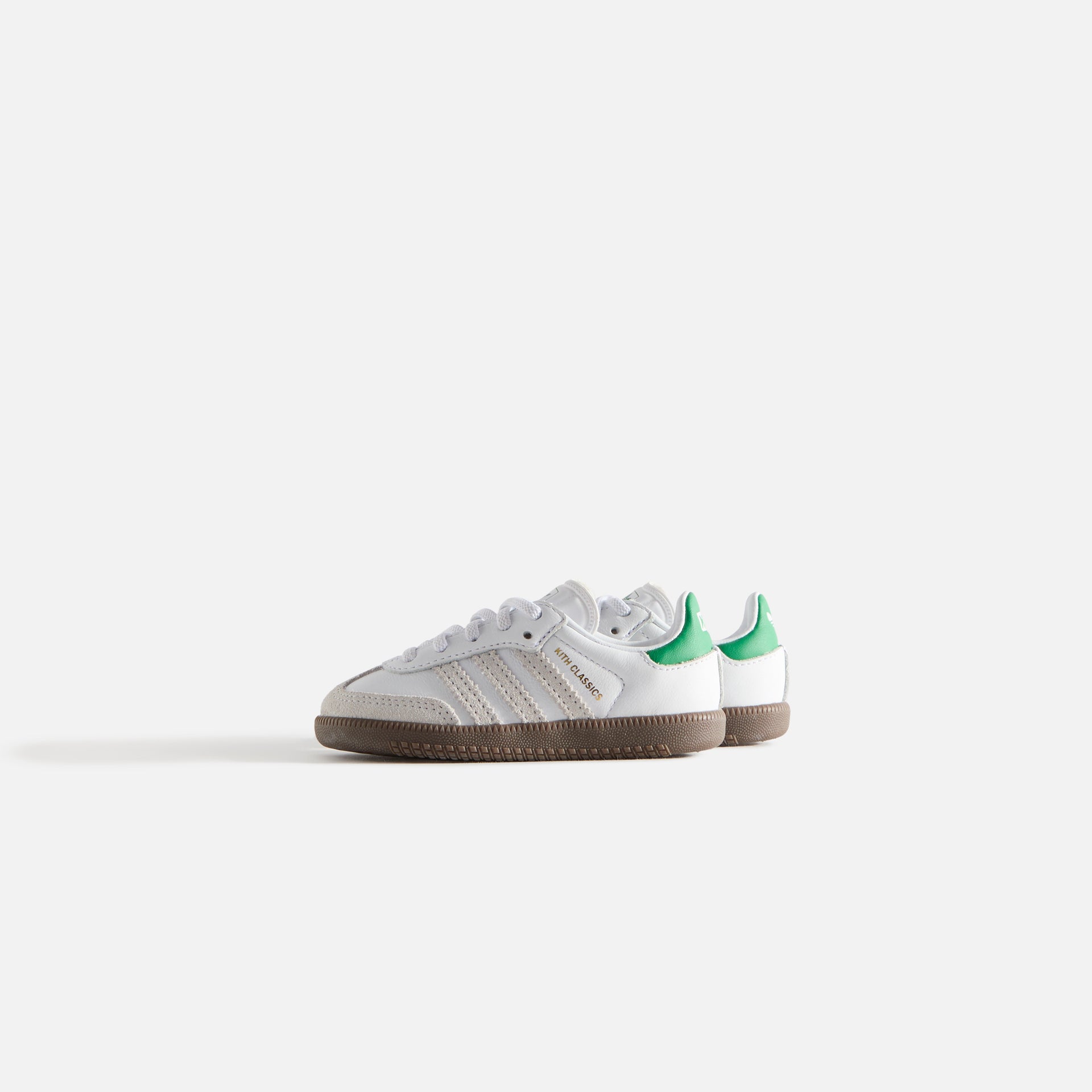 Kith Kids Classics for adidas Originals TD Samba - White / Fairway Green