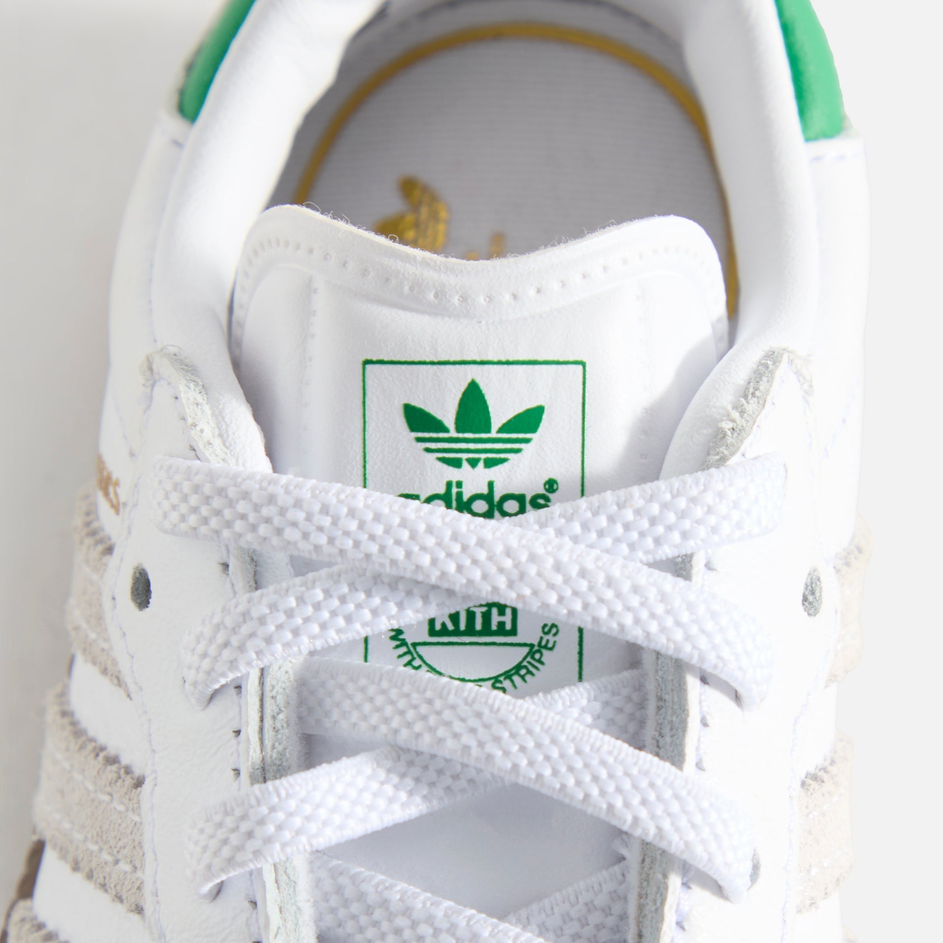 Kith Kids Classics for adidas Originals TD Samba - White / Fairway Green