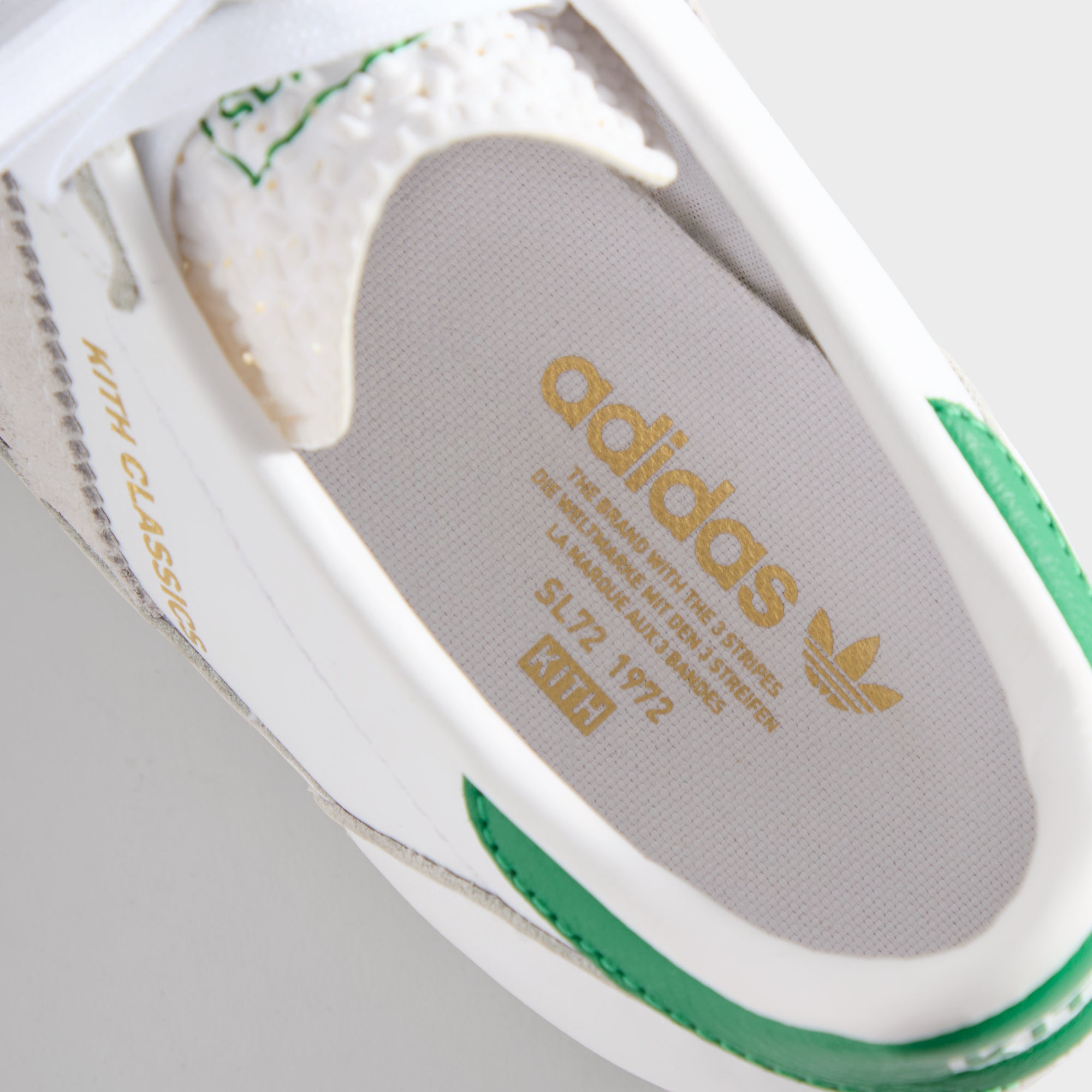 KITH ◆コラボ Classics for adidas Originals SL 72 ロゴ Kith Classics for adidas Originals SL 72 - White / Green