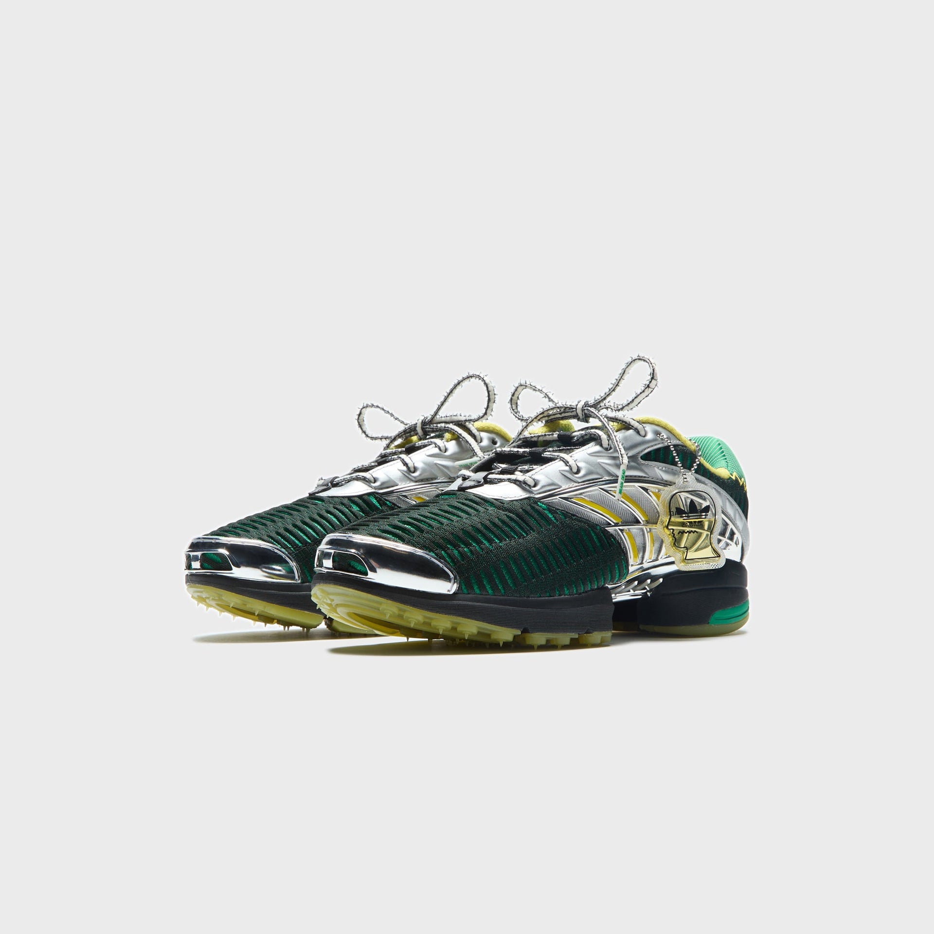 adidas x Brain Dead Climacool 2 - Core Black / Impact Yellow / Silver Metallic