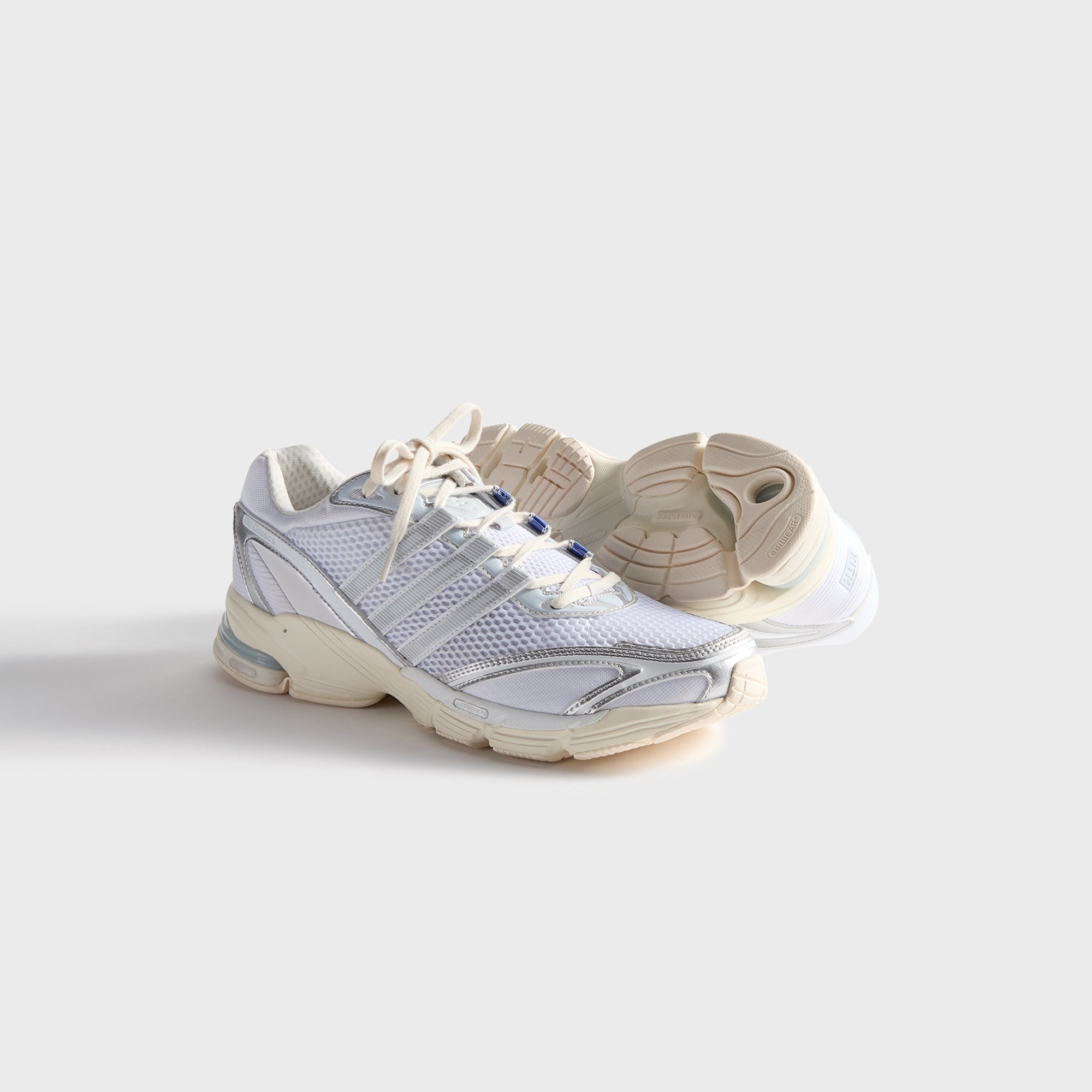 【新品未使用】KithTexturedPlaidIsaiahButtondown Kith for adidas Supernova Cushion 7 - White / Royal / Silver