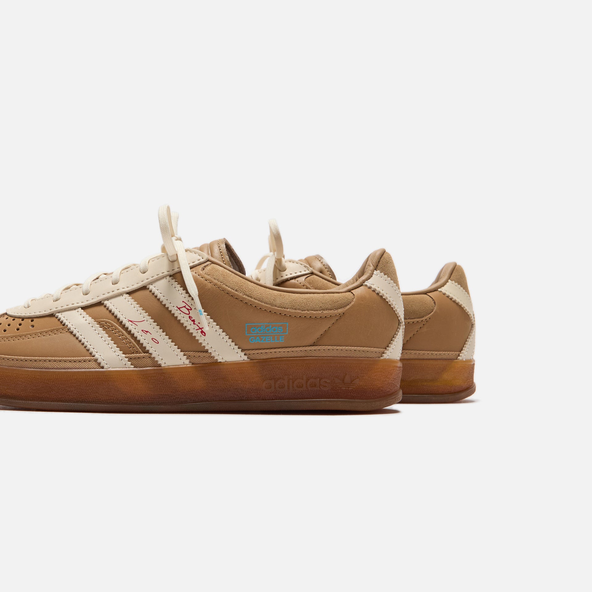 adidas x Lionel Messi x Bad Bunny Gazelle Indoor - Cardboard / Cream White / Wild Brown