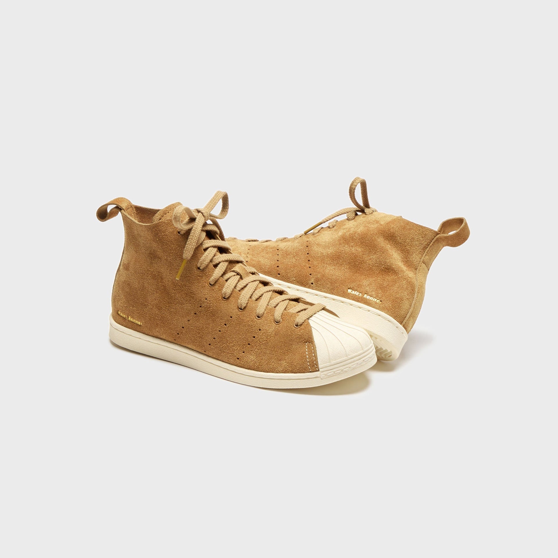 adidas x Wales Bonner Superstar High - Brown / White