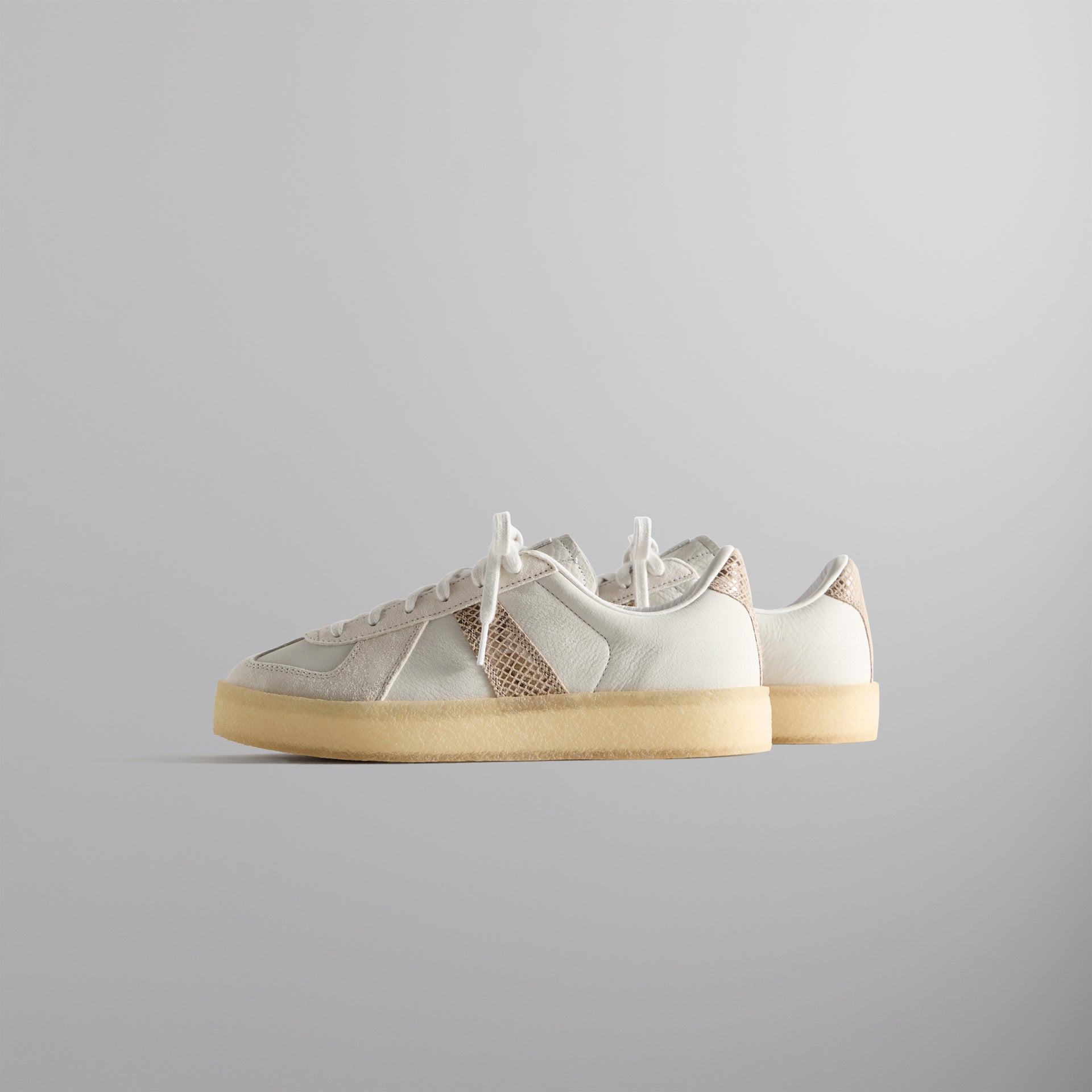 The 8th St BW Army by Ronnie Fieg for adidas Originals & Clarks Originals - Crystal White / Brown