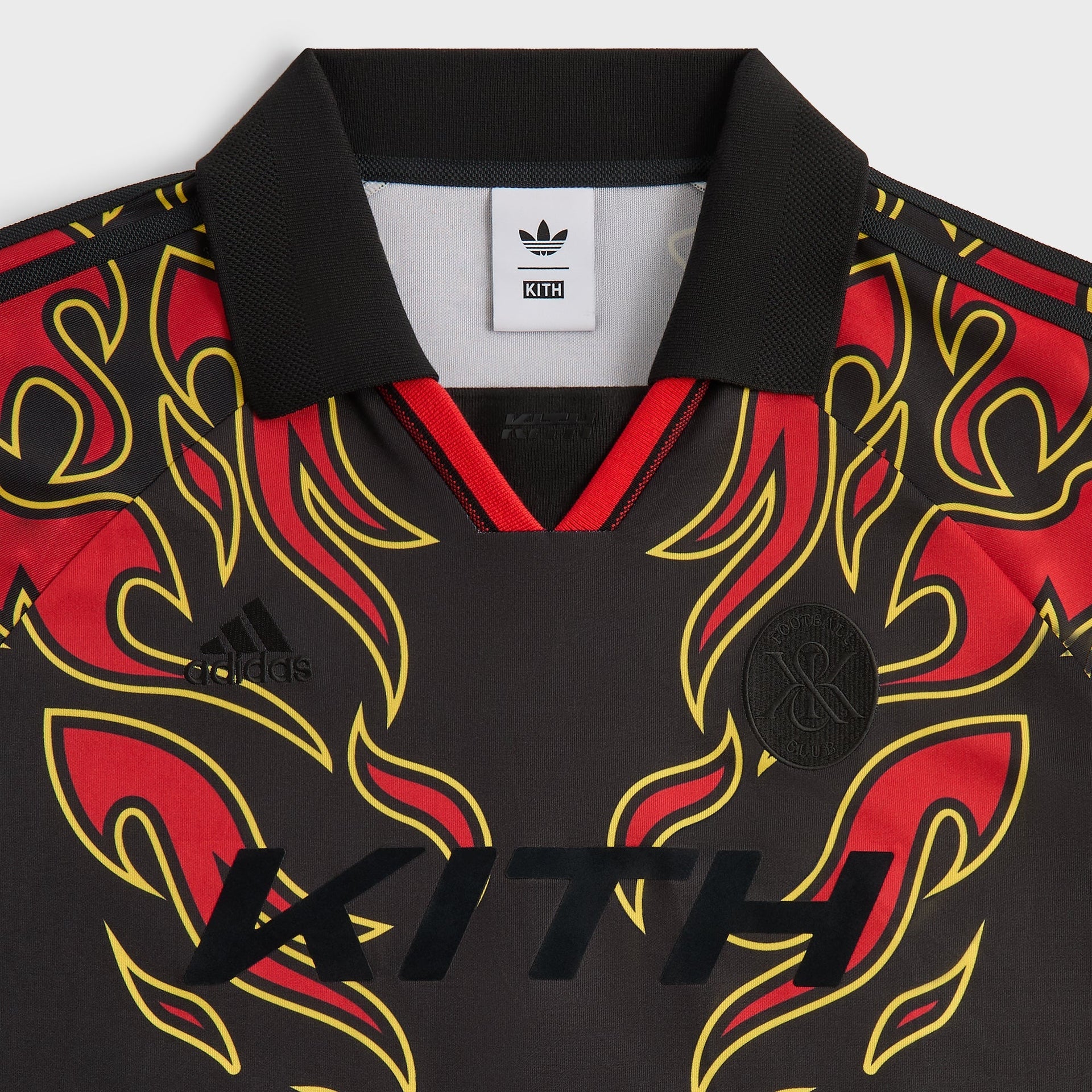 Kith for adidas Football Flame Soccer Jersey - Black - PH