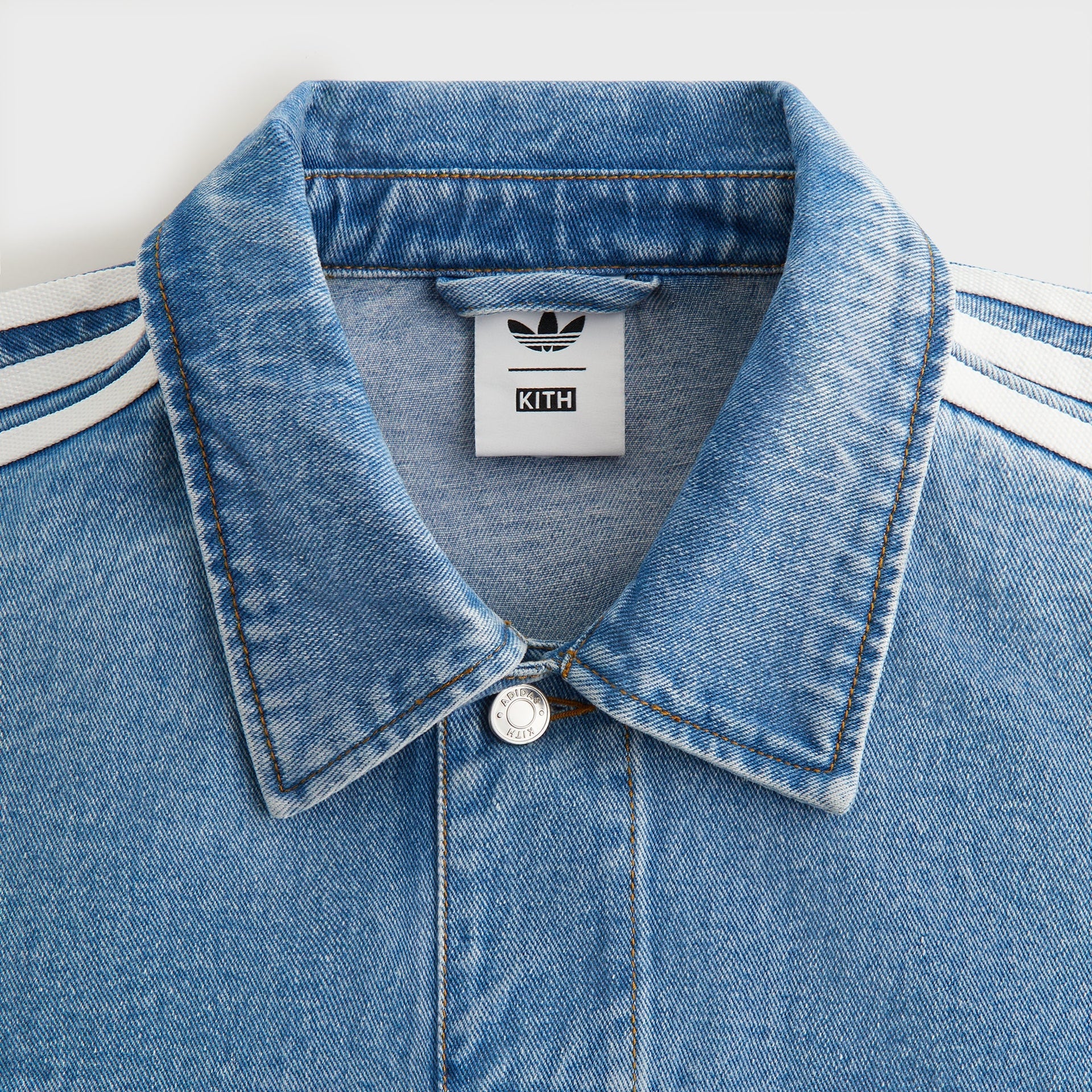 Kith for adidas Football Denim Jacket - Blue - PH