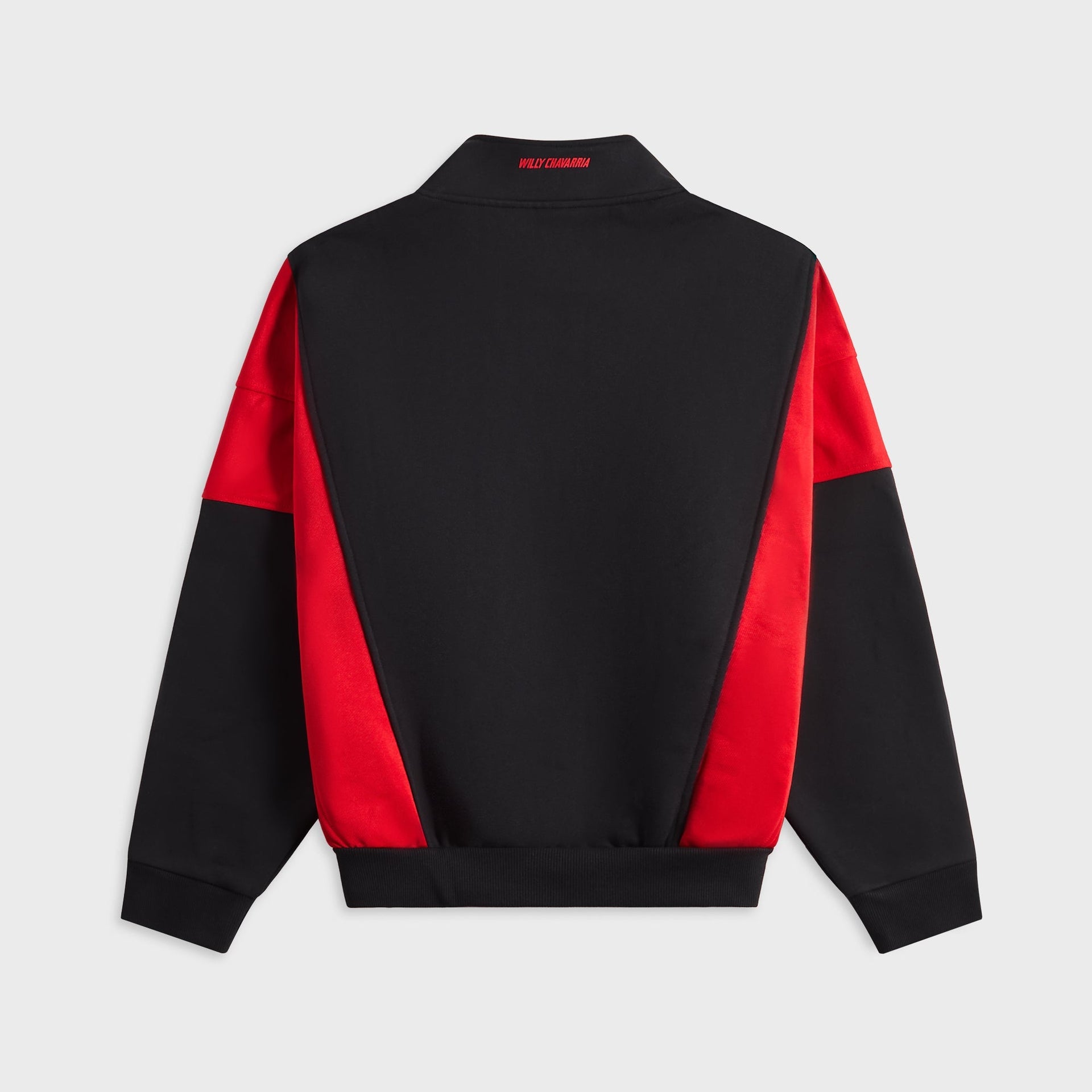 adidas x Willy Chavarria Watsonville Sweater - Black / Vibrant Red