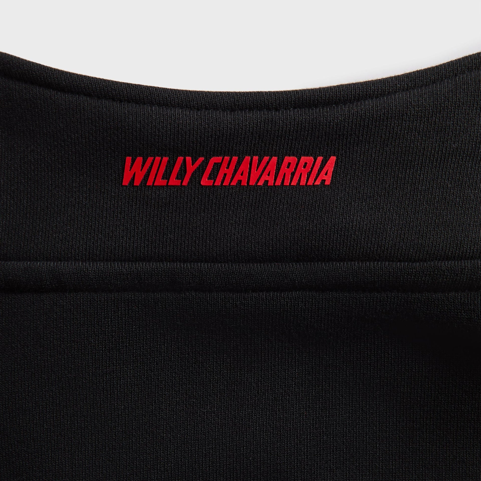 adidas x Willy Chavarria Watsonville Sweater - Black / Vibrant Red