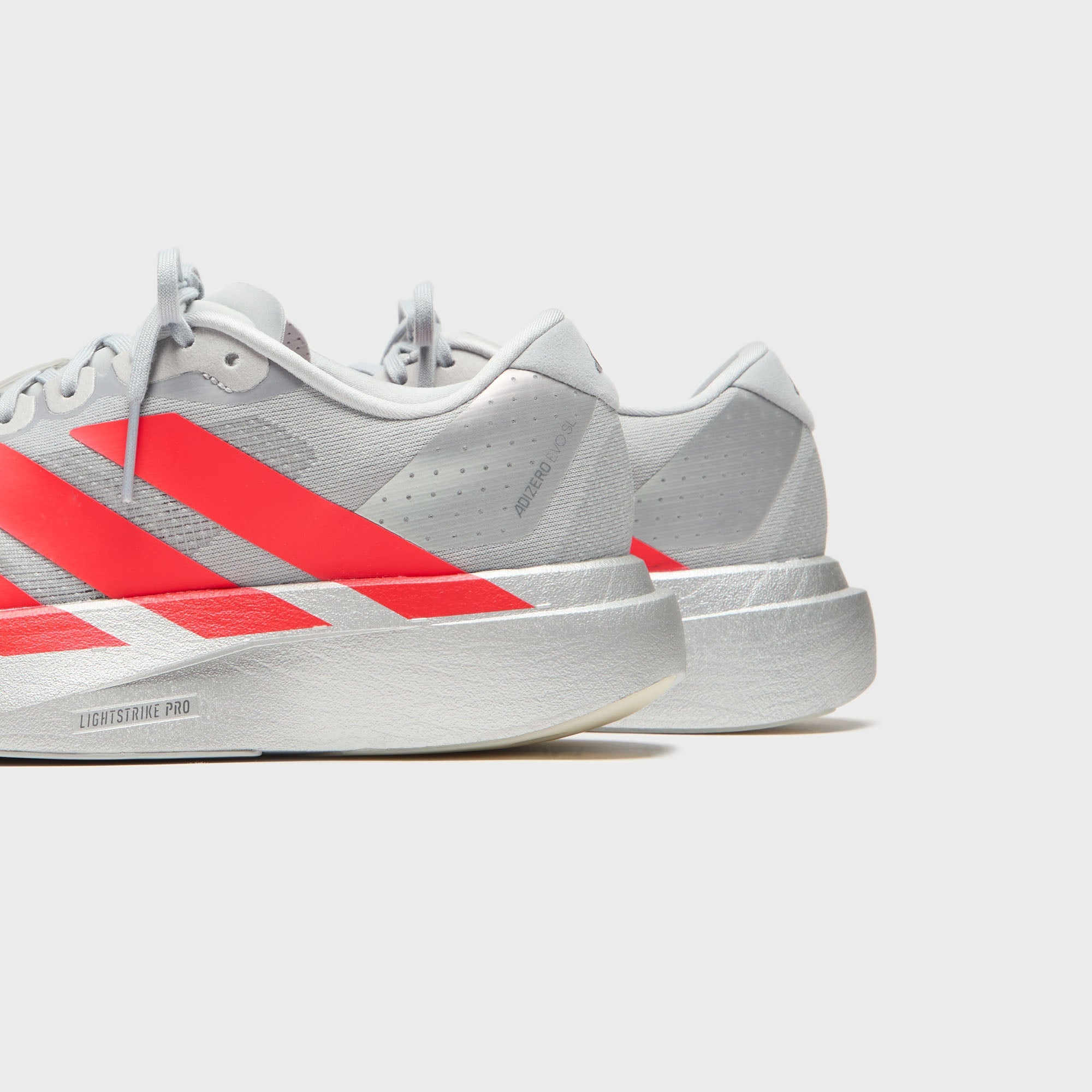 adidas Adizero EVO SL - Silver Metallic / Lucid Red / Iron