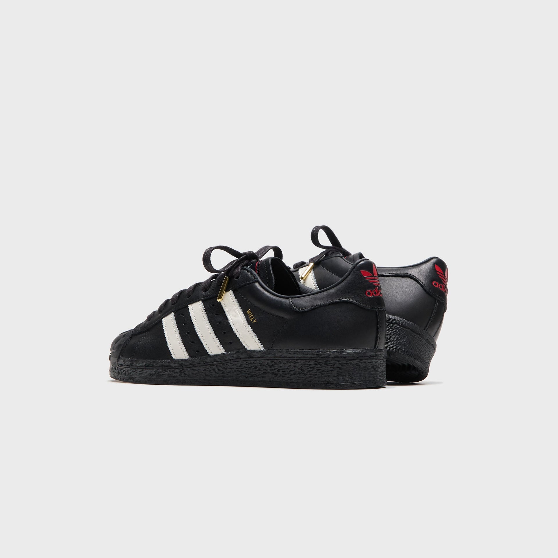 adidas x Willy Chavarria Superstar - Core Black / Off White / Red