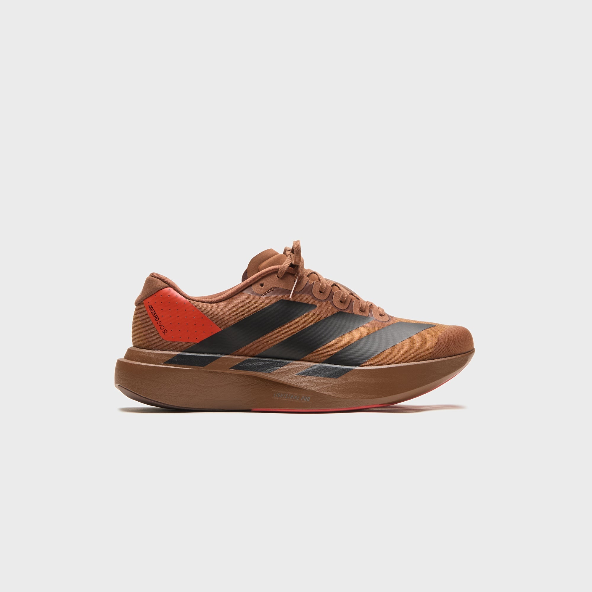 adidas x Pharrell Williams Adizero Evo SL - Brown / Craft Chili – Kith